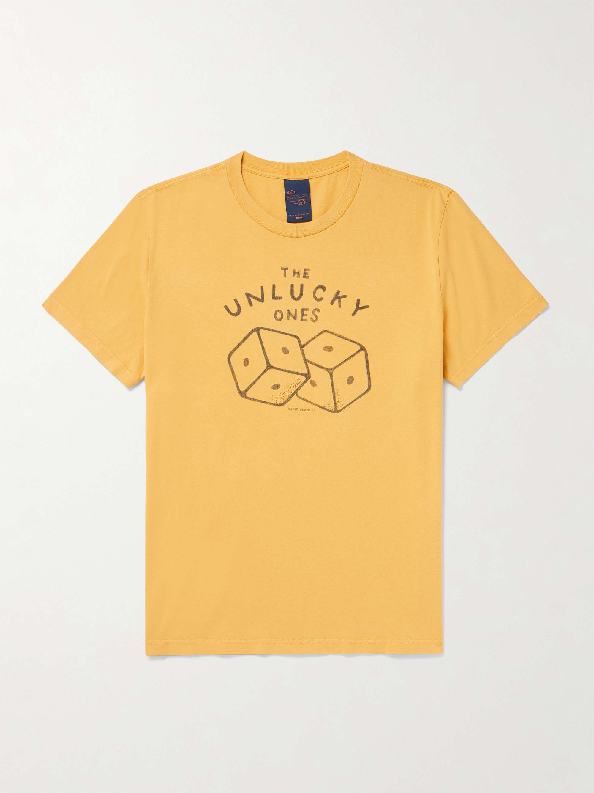 Unlucky Printed Organic Cotton-Jersey T-Shirt view