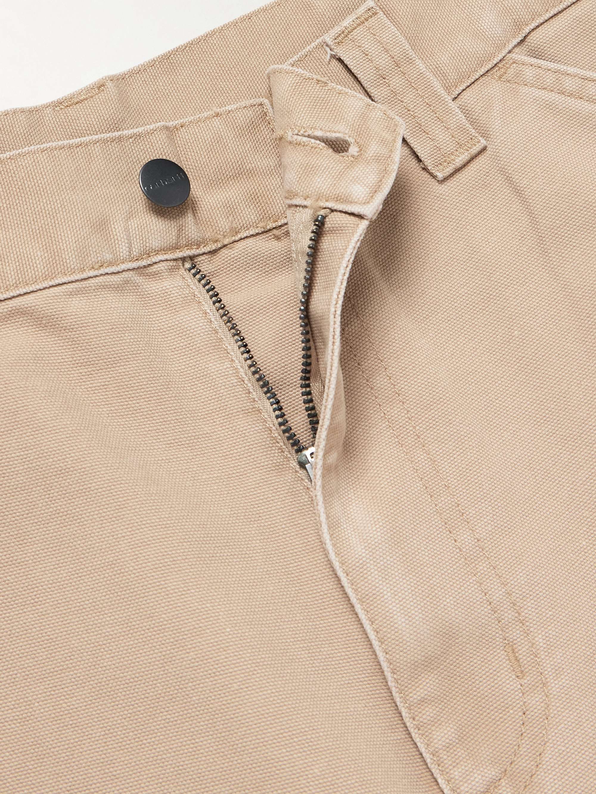 OG Single Knee Printed Straight-Leg Organic Cotton-Canvas Trousers view