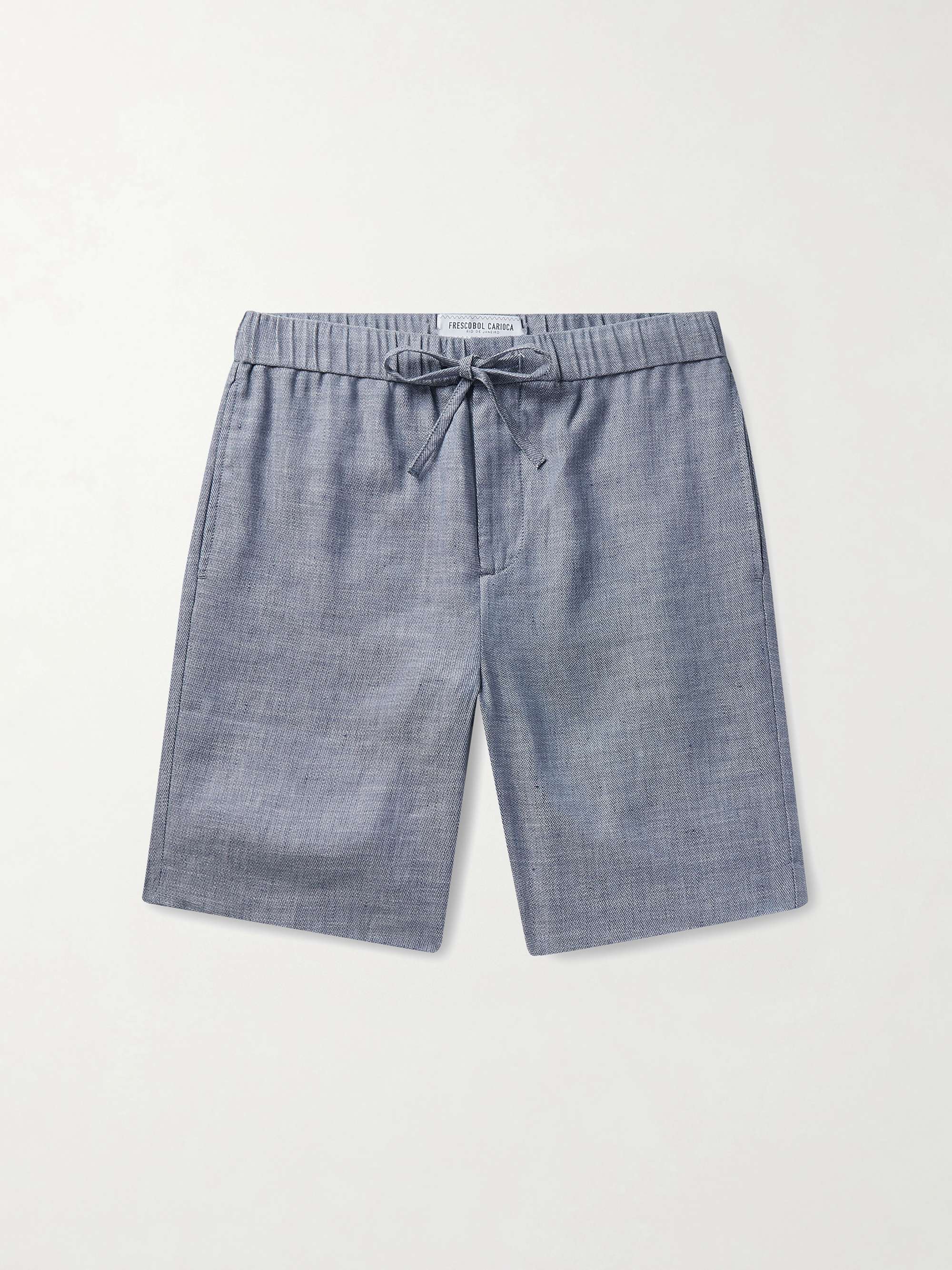 Felipe Slim-Fit Linen and Cotton-Blend Drawstring Shorts view