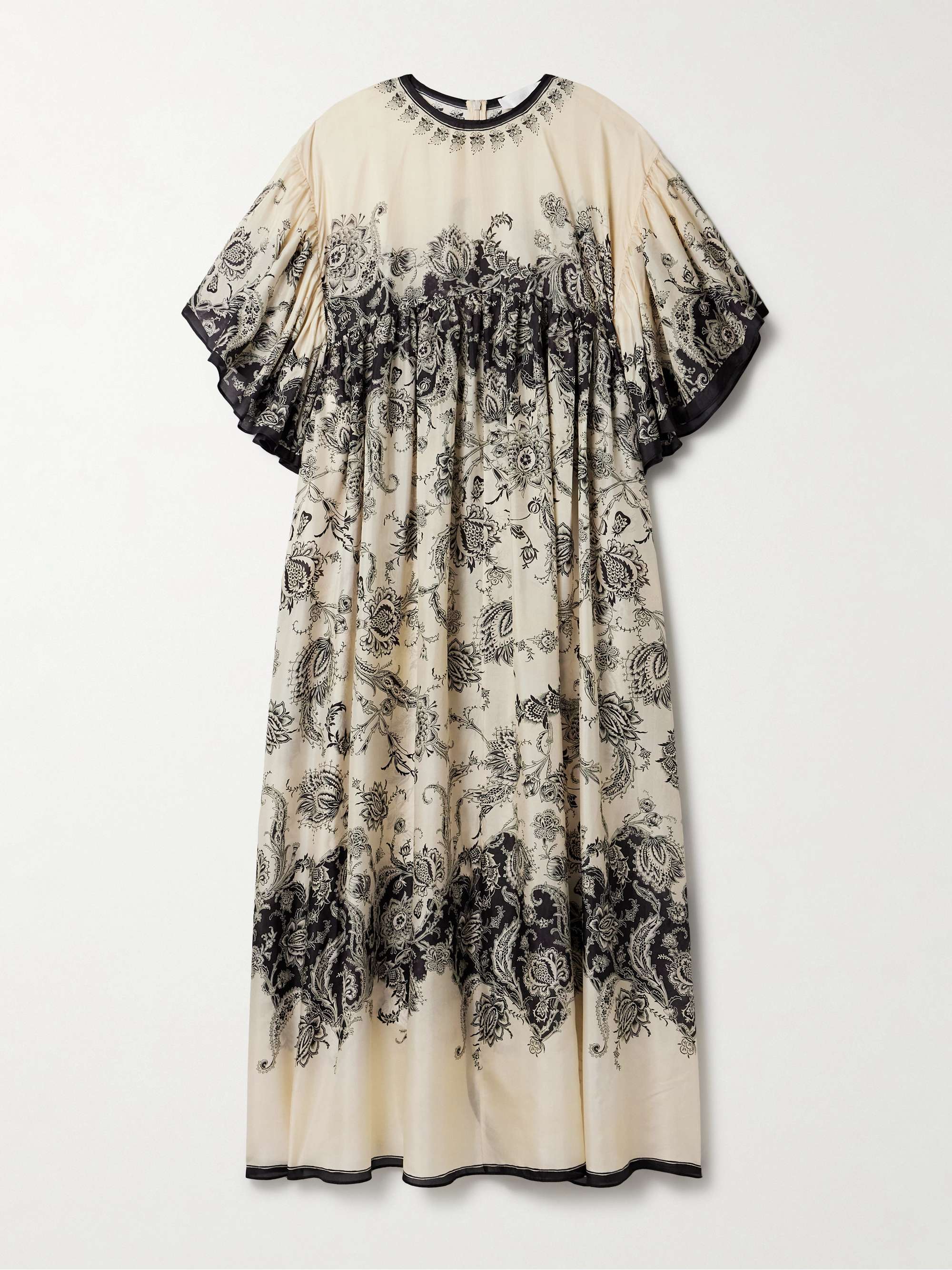 Rhiannon paisley-print silk maxi dress view