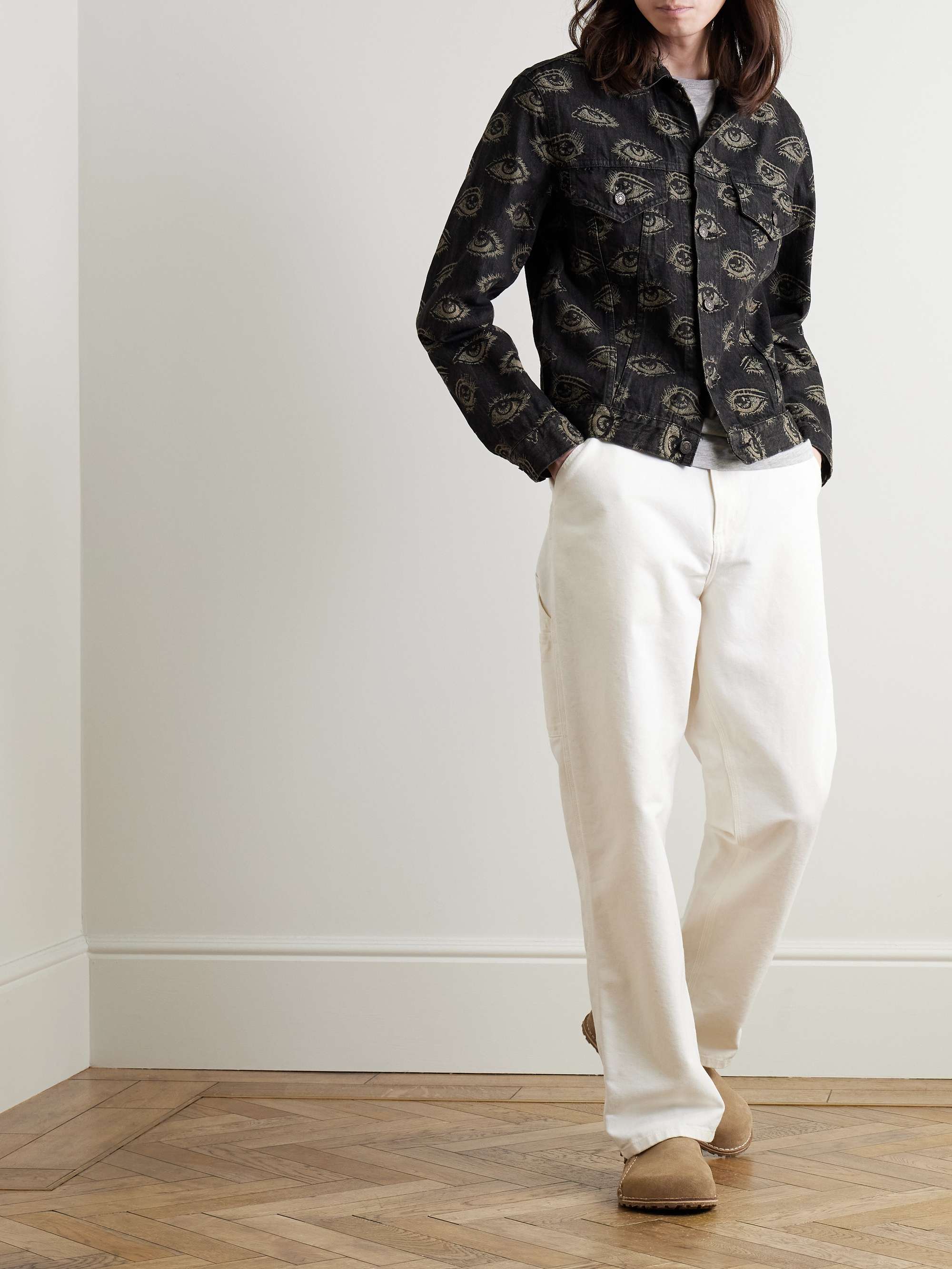 Speakeasy Printed Denim Jacket view