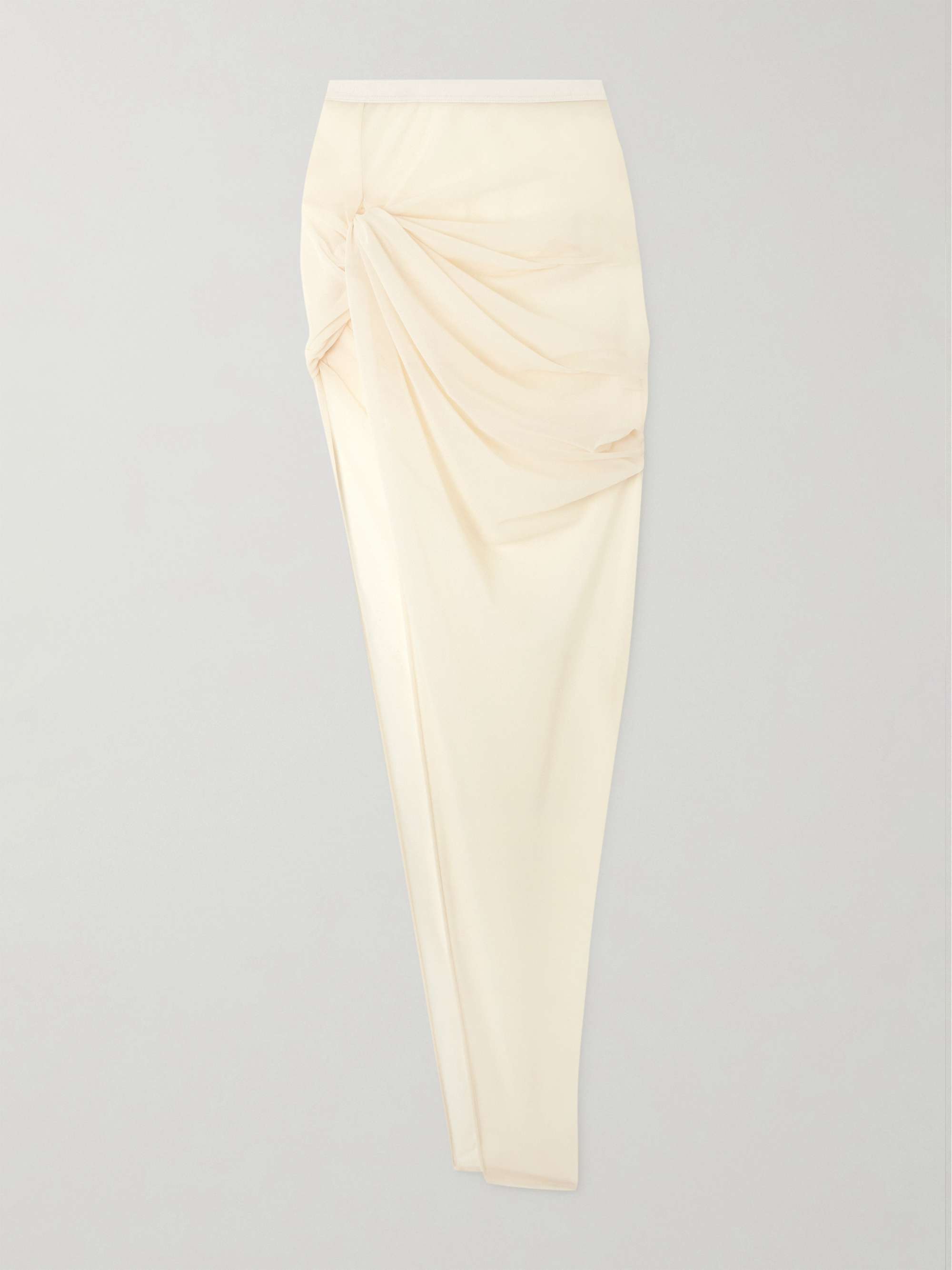 Twist Edfu asymmetric draped jersey maxi skirt view