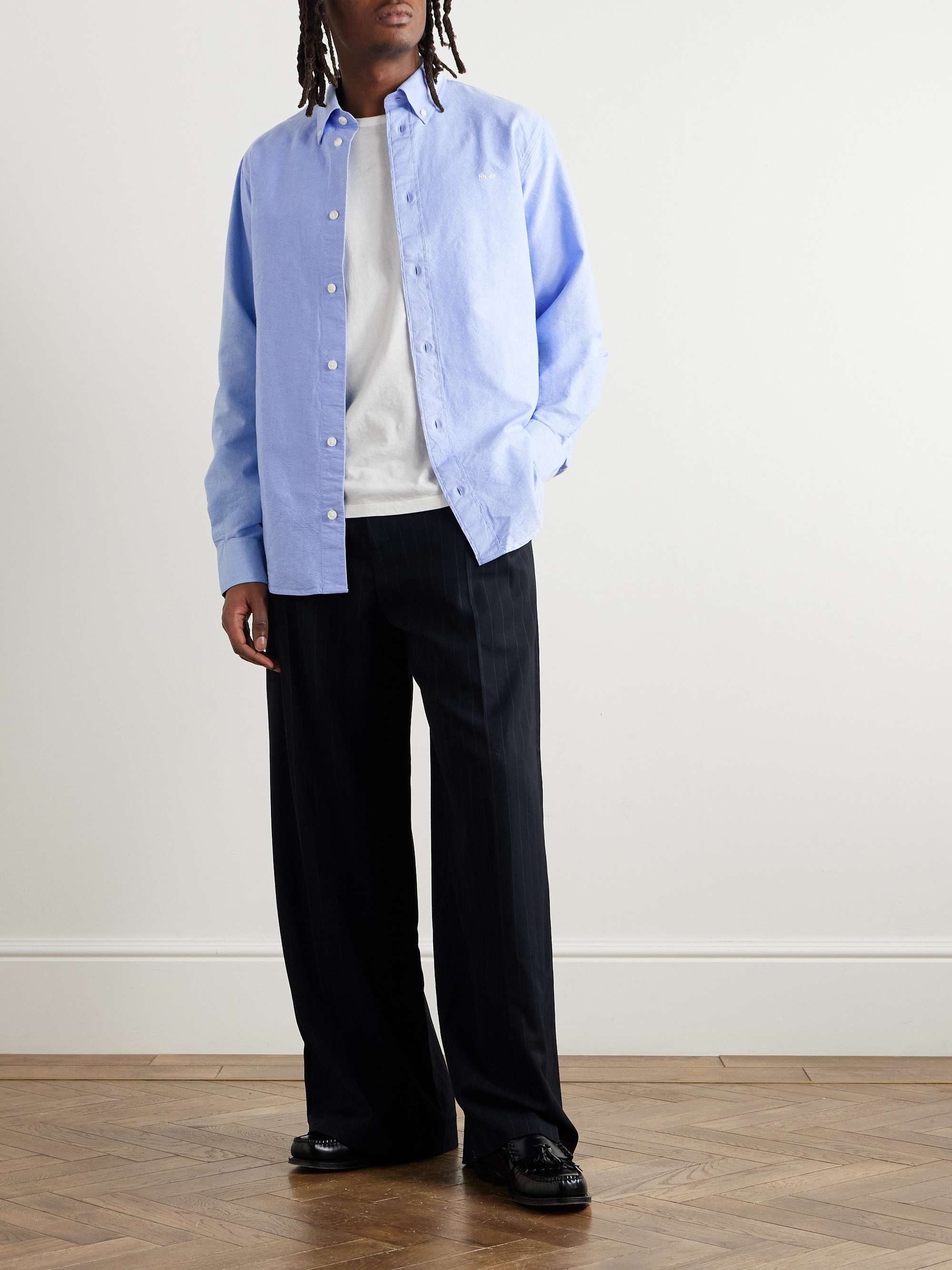 Colby 5910 Button-Down Collar Cotton Oxford Shirt view