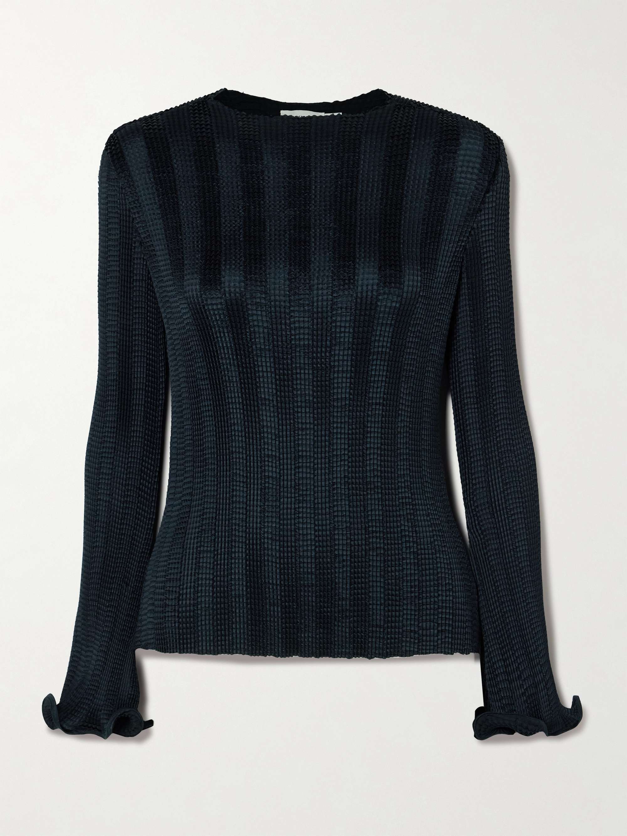 Carys shirred satin top view