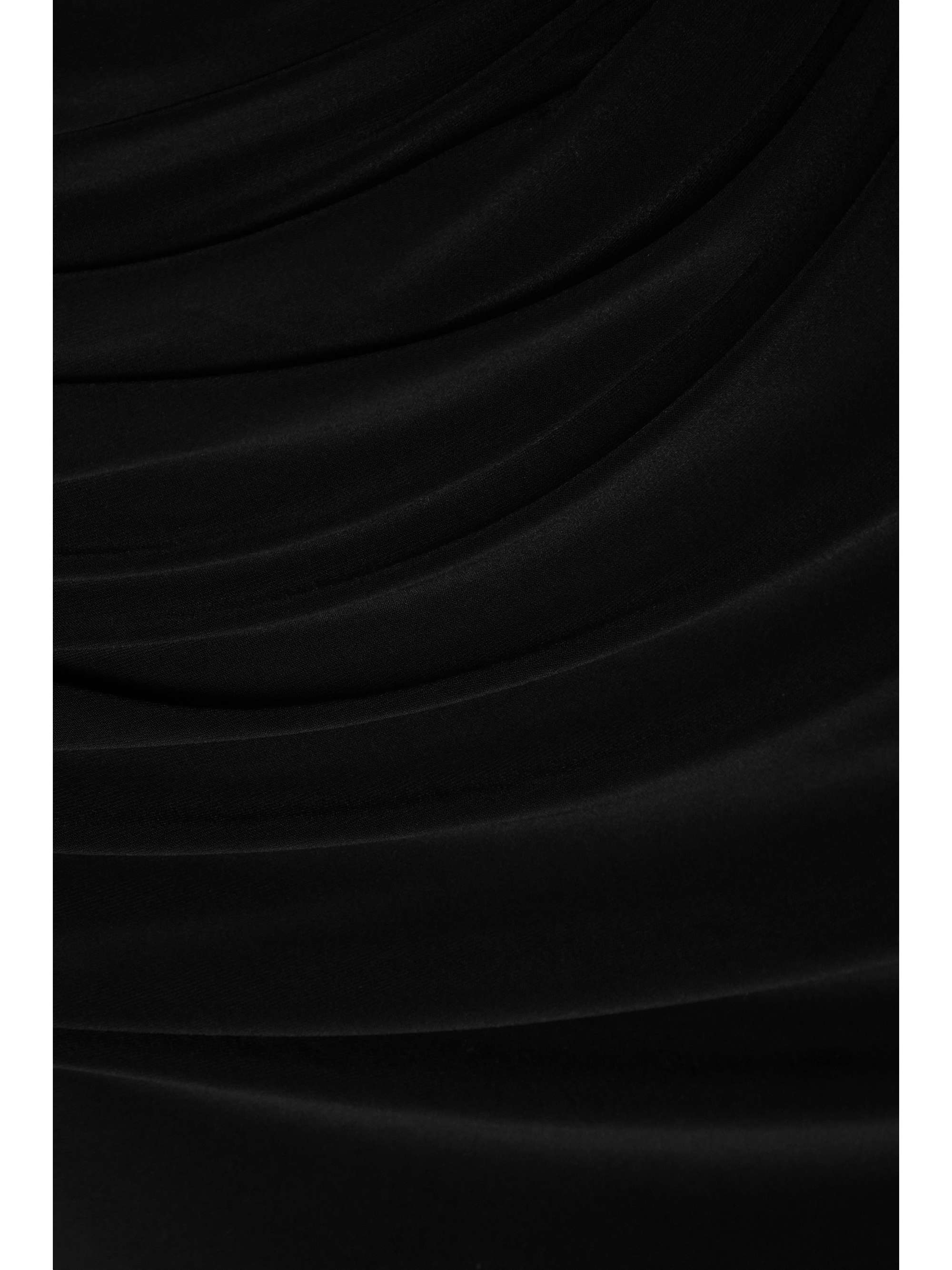 Diana one-shoulder ruched stretch-jersey gown view