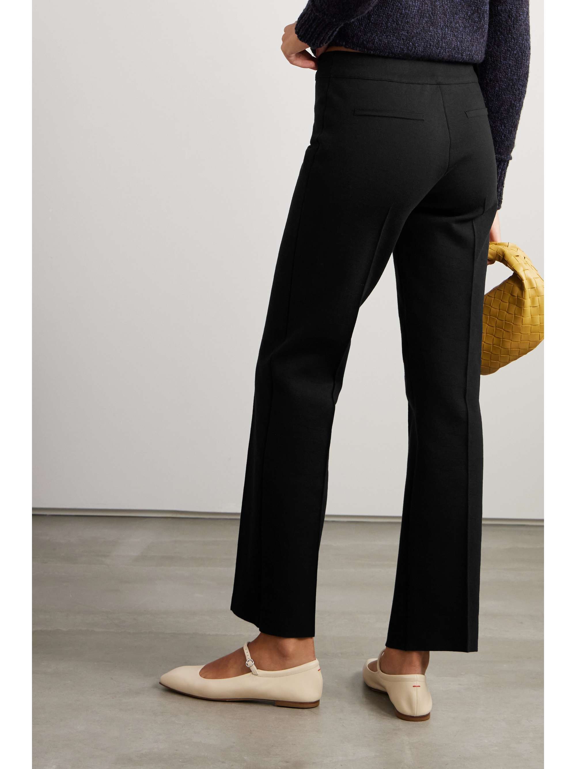 Jules stretch-cotton straight-leg pants view