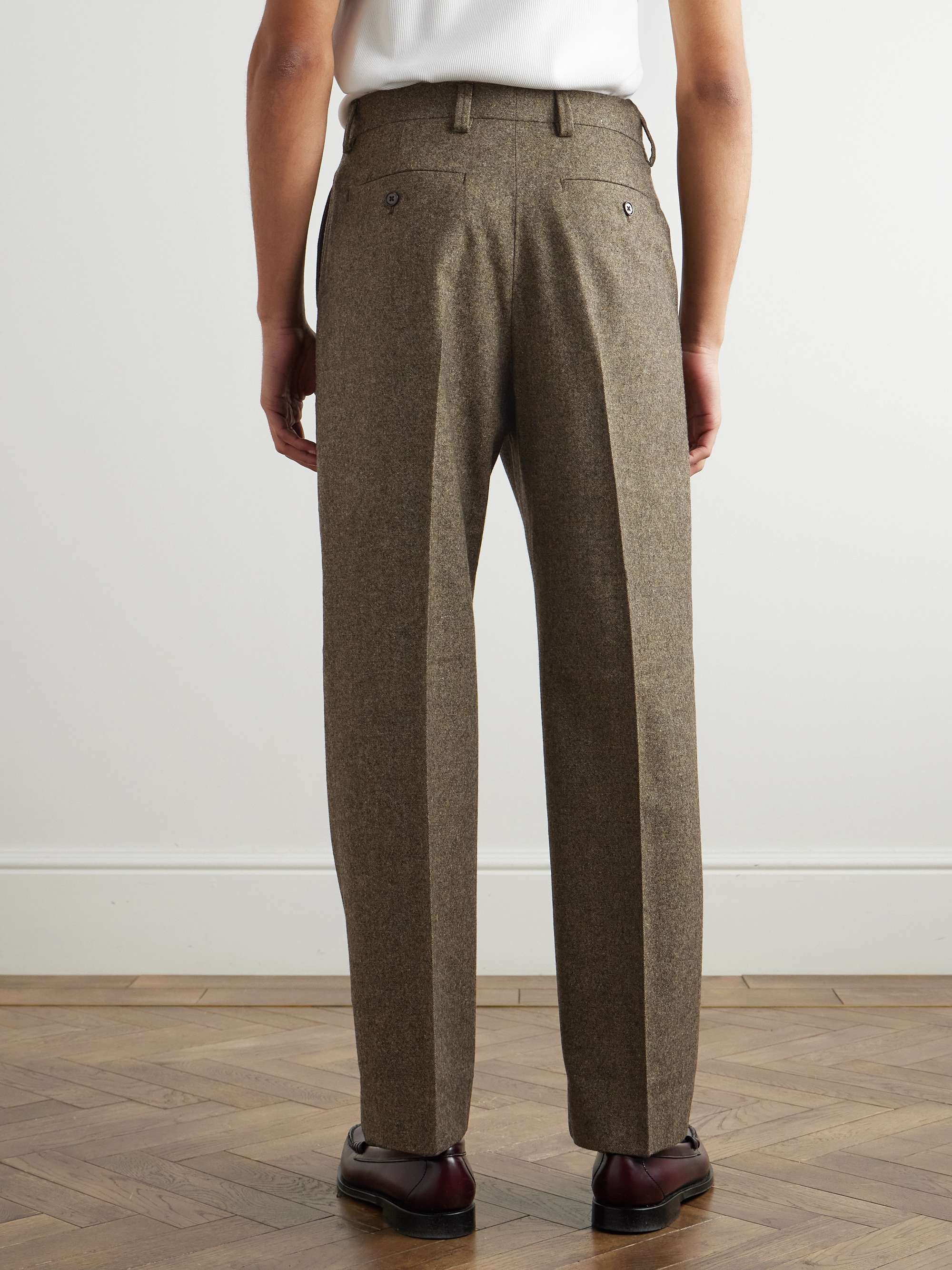 Paw 1799 Straight-Leg Donegal Tweed Trousers view