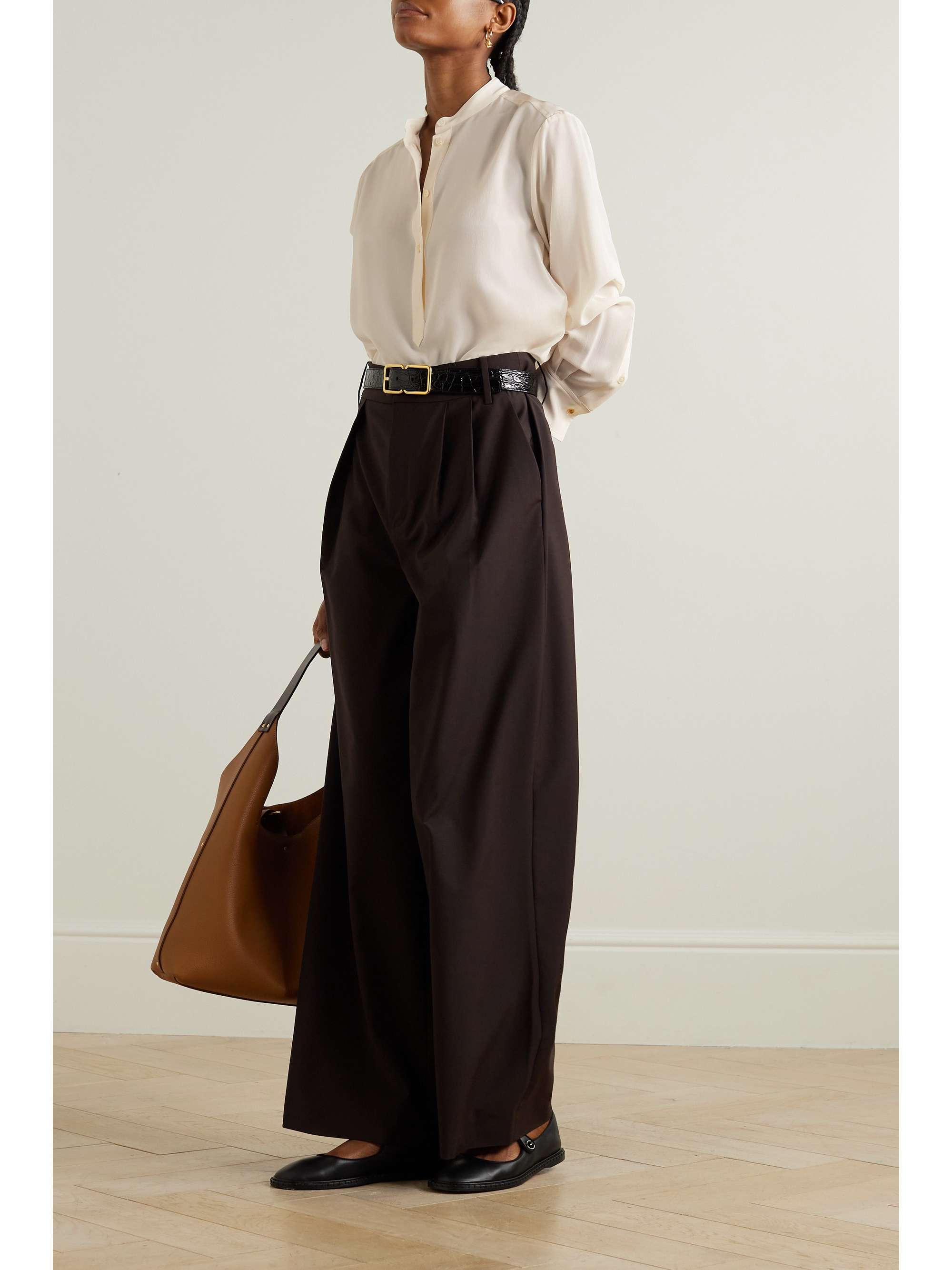 Eva silk crepe de chine blouse view