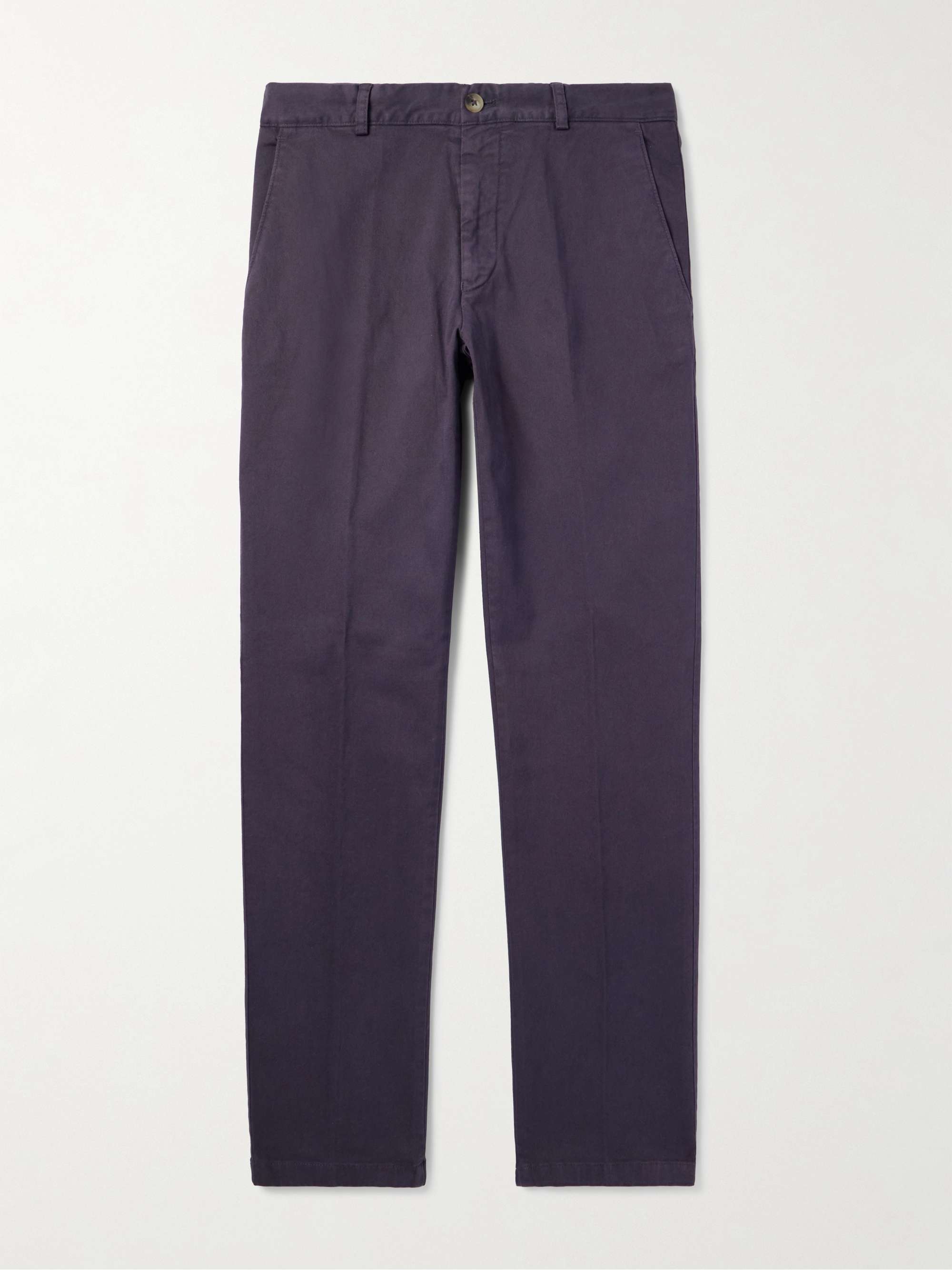 Jagger Tapered Cotton-Blend Twill Trousers view
