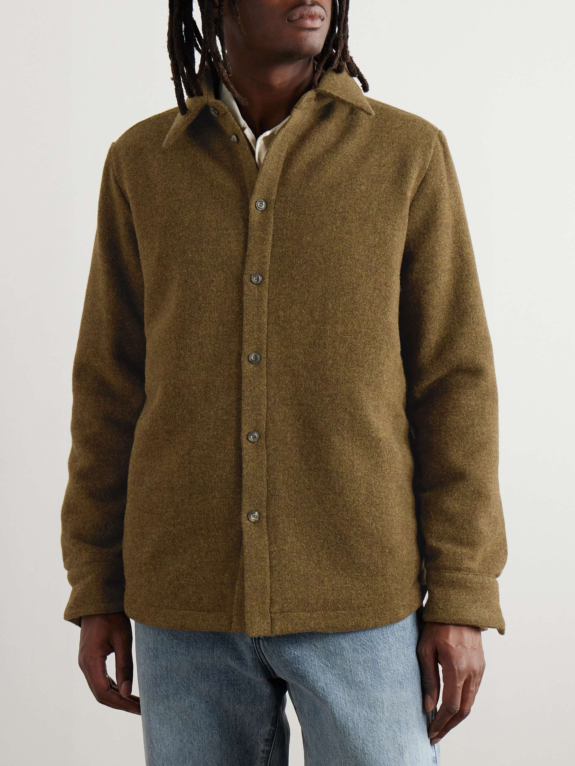 Marani Padded Virgin Wool-Felt Overshirt view