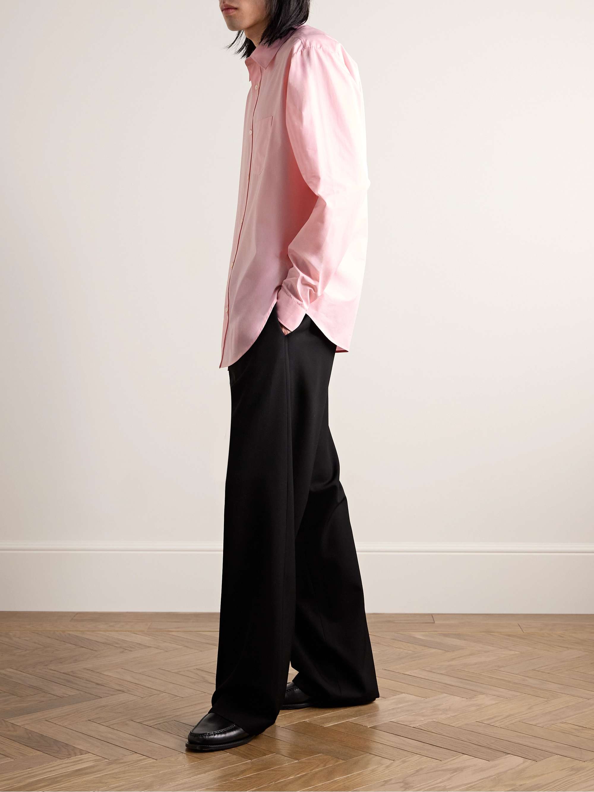 Ezra End-On-End Cotton Shirt view