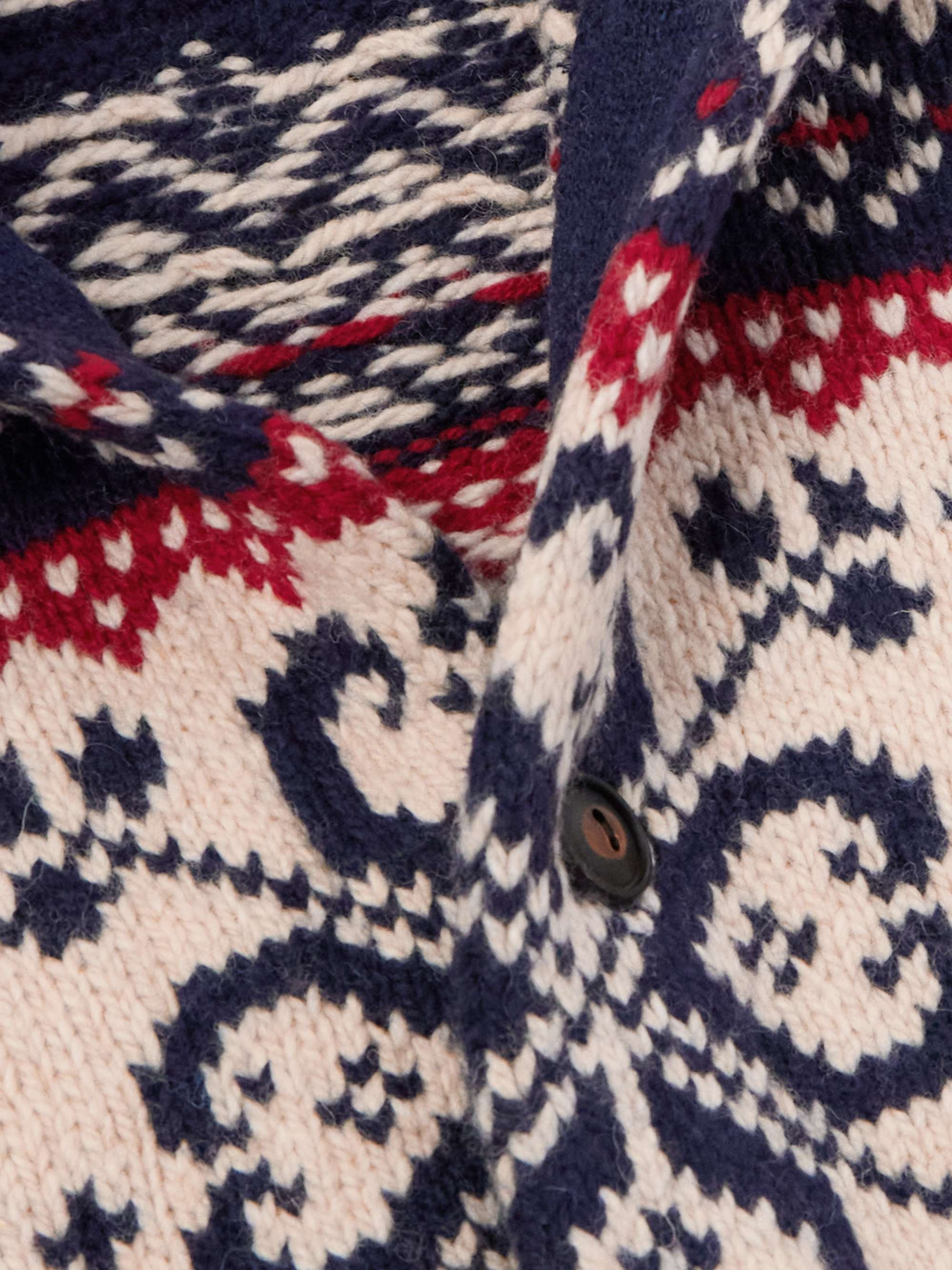 Wool-Blend Jacquard Cardigan view