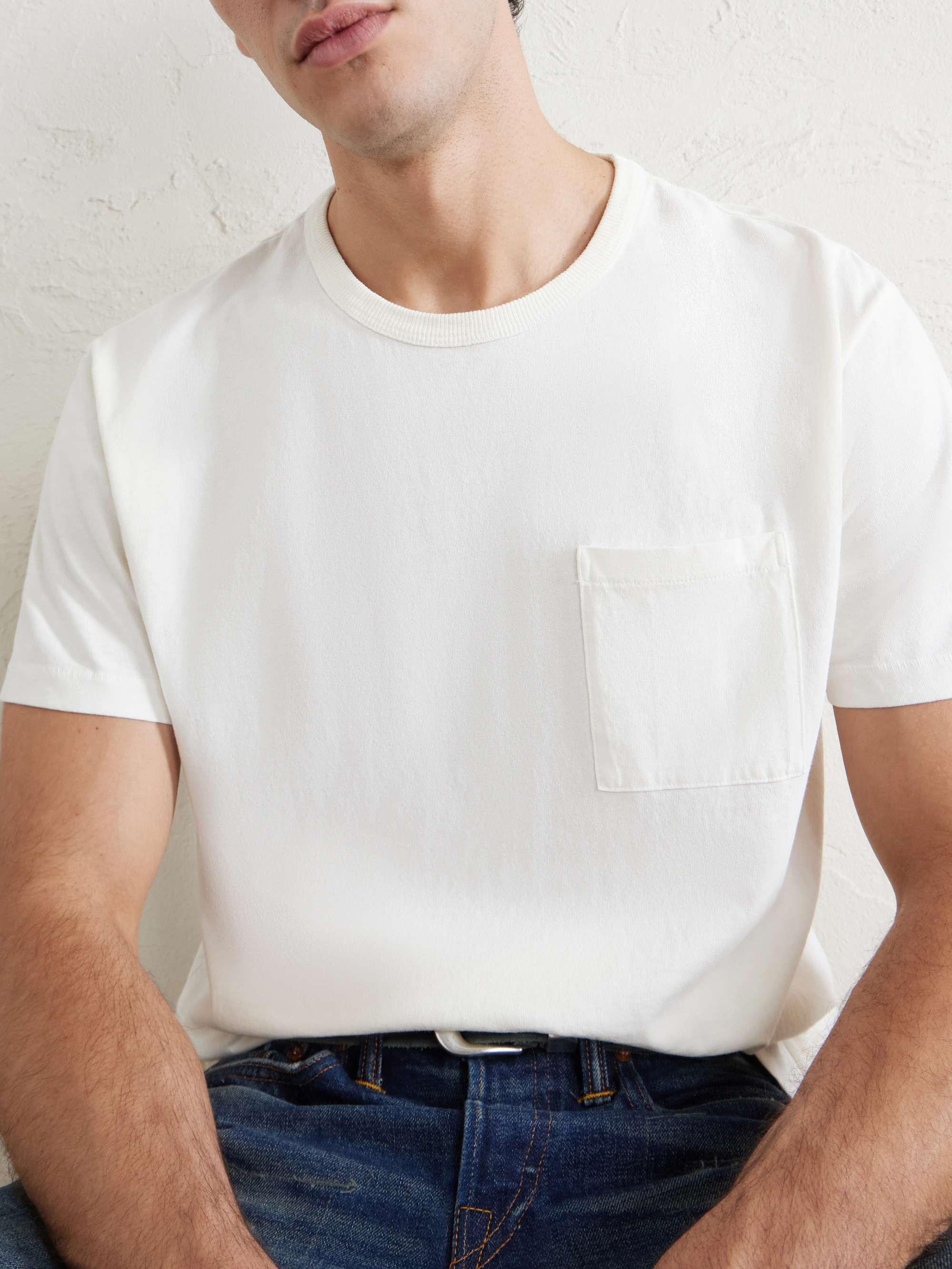 Two-Pack Garment-Dyed Cotton-Jersey T-Shirts view