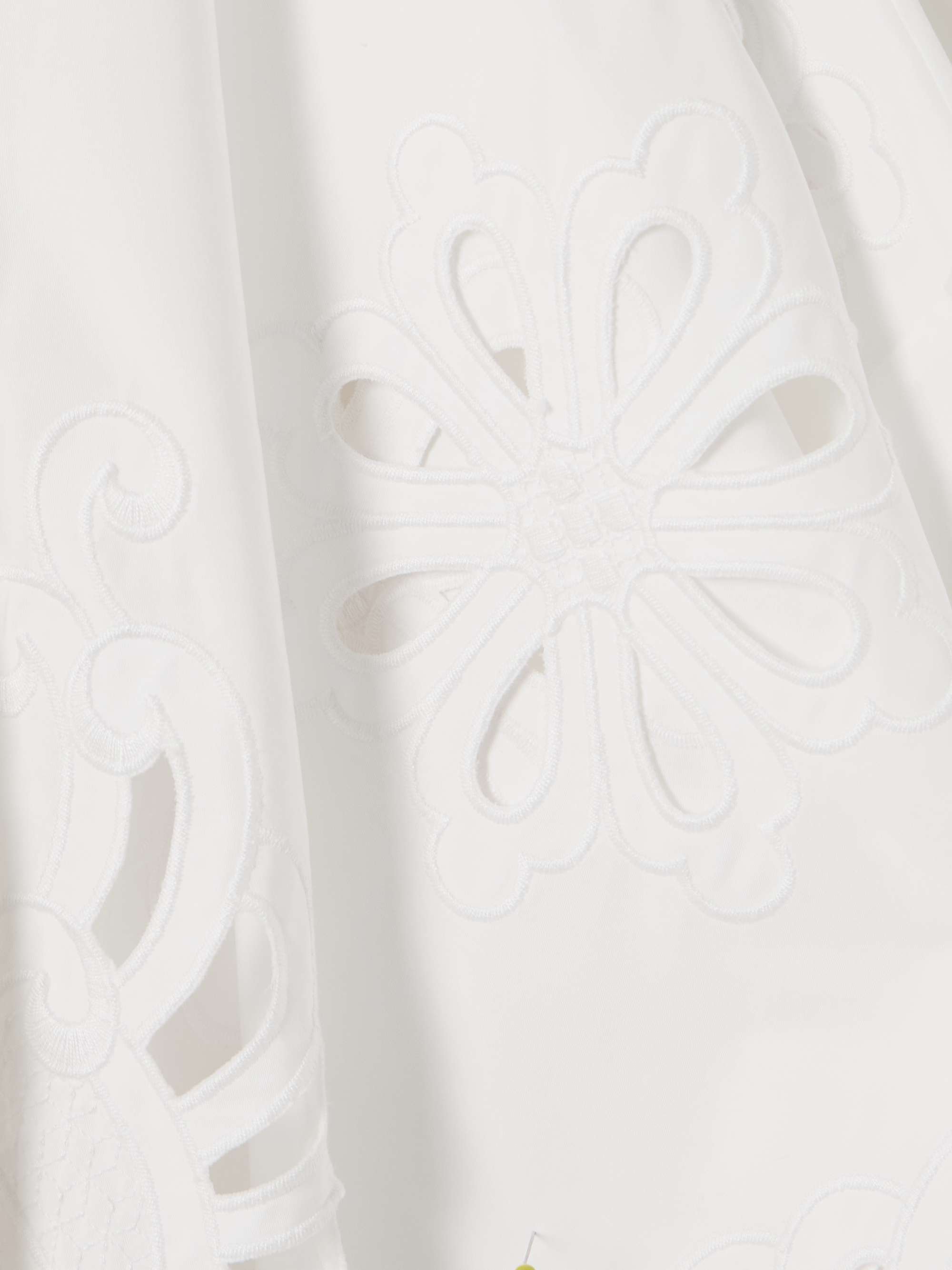 Oversized scalloped broderie anglaise cotton-poplin shirt view