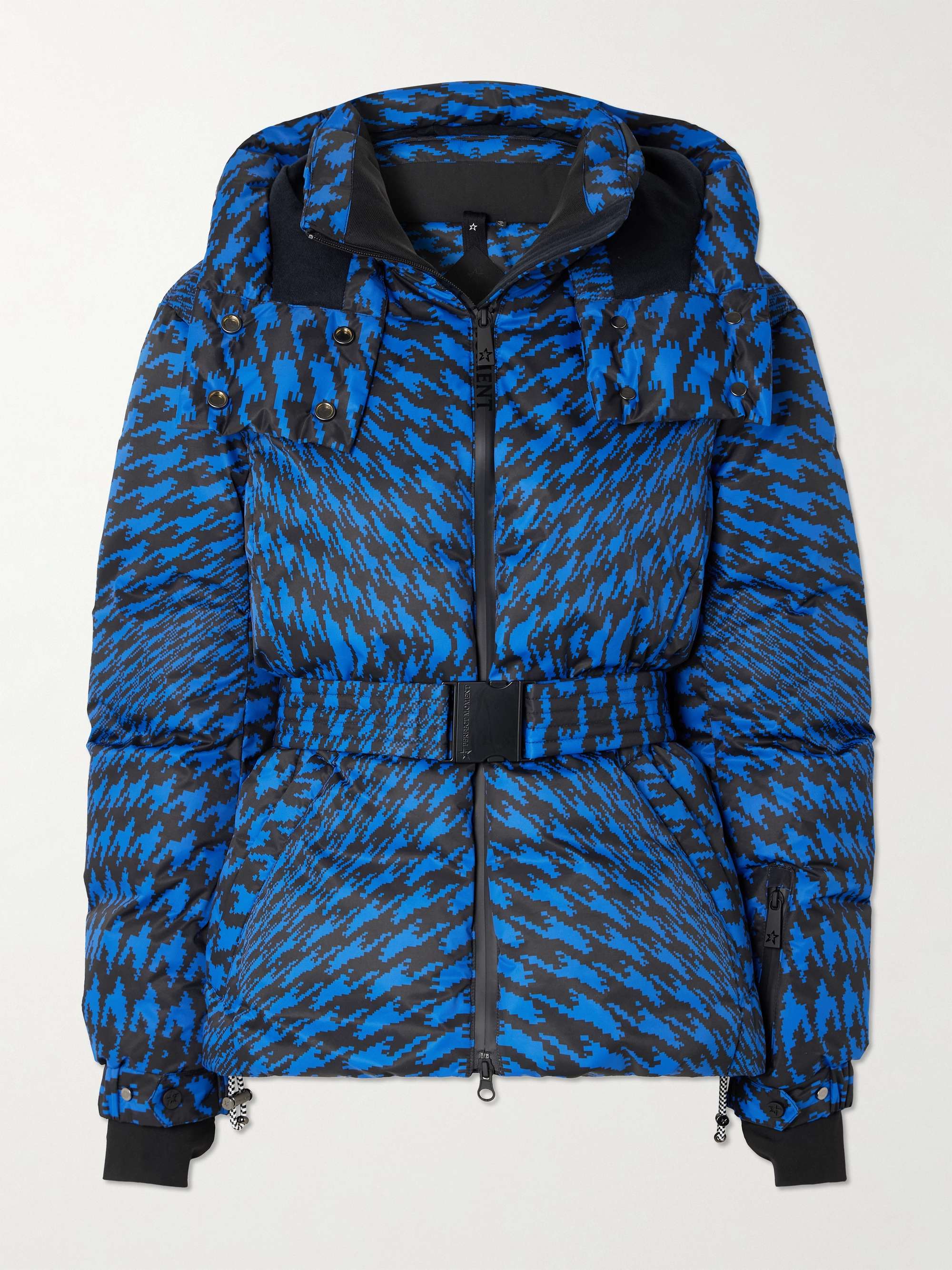 + Johnnie Walker Candice belted quilted printed down ski jacket view