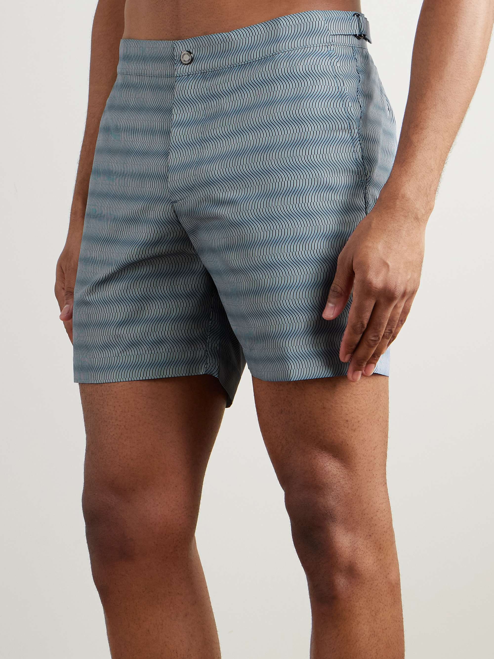 Rio Straight-Leg Mid-Length Recycled Swim Shorts view