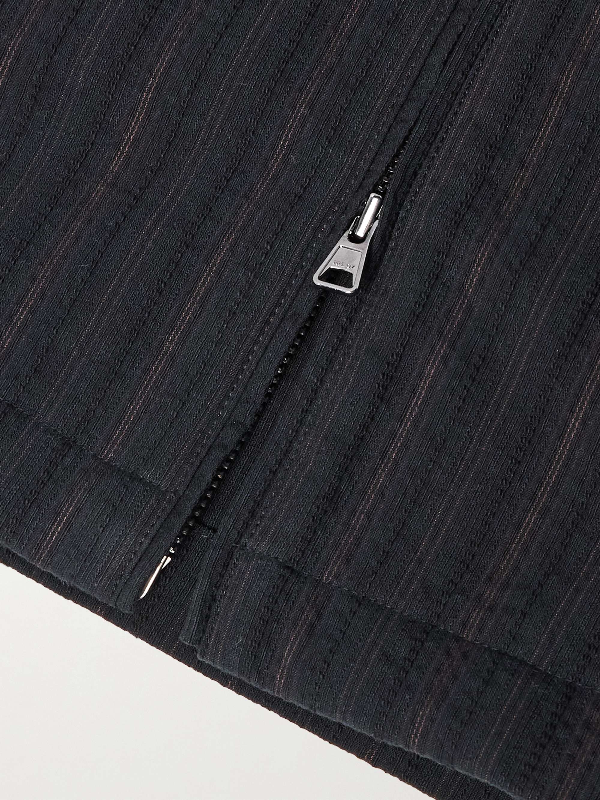 Jaxon 1921 Striped Cotton and Silk-Blend Jacket view
