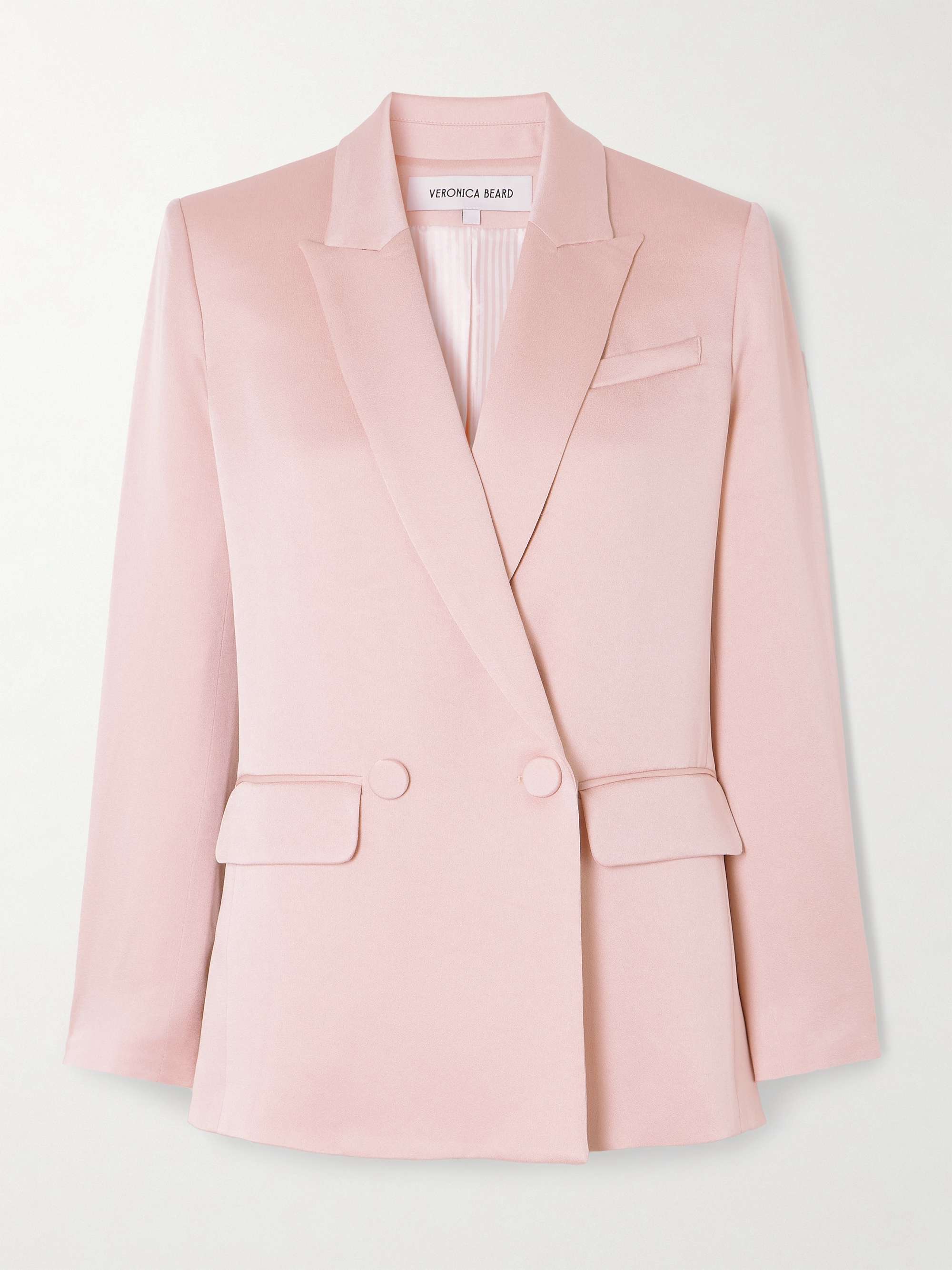 Sevyn Dickey double-breasted crepe blazer view