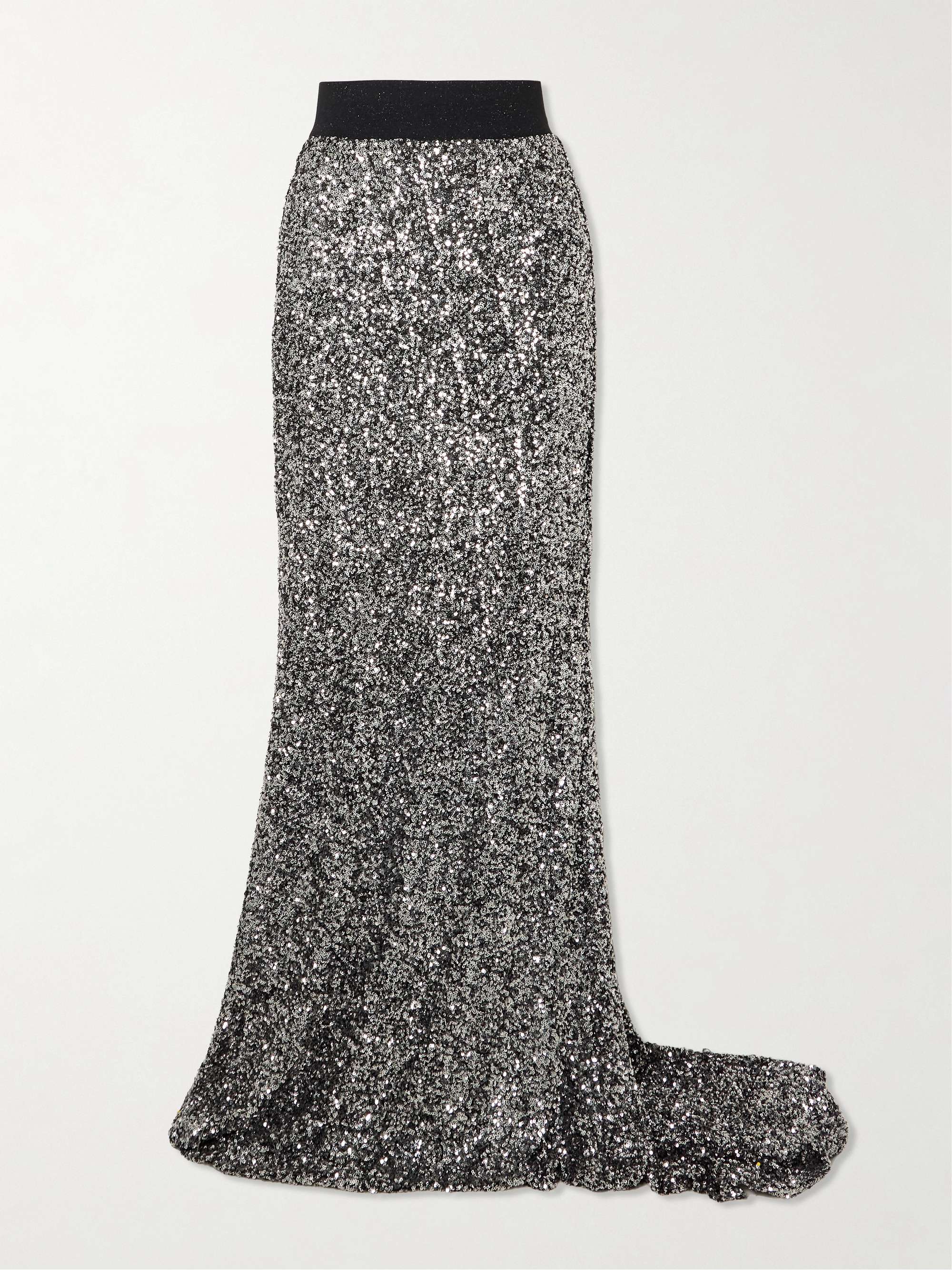 Rhyme sequined metallic tulle maxi skirt view