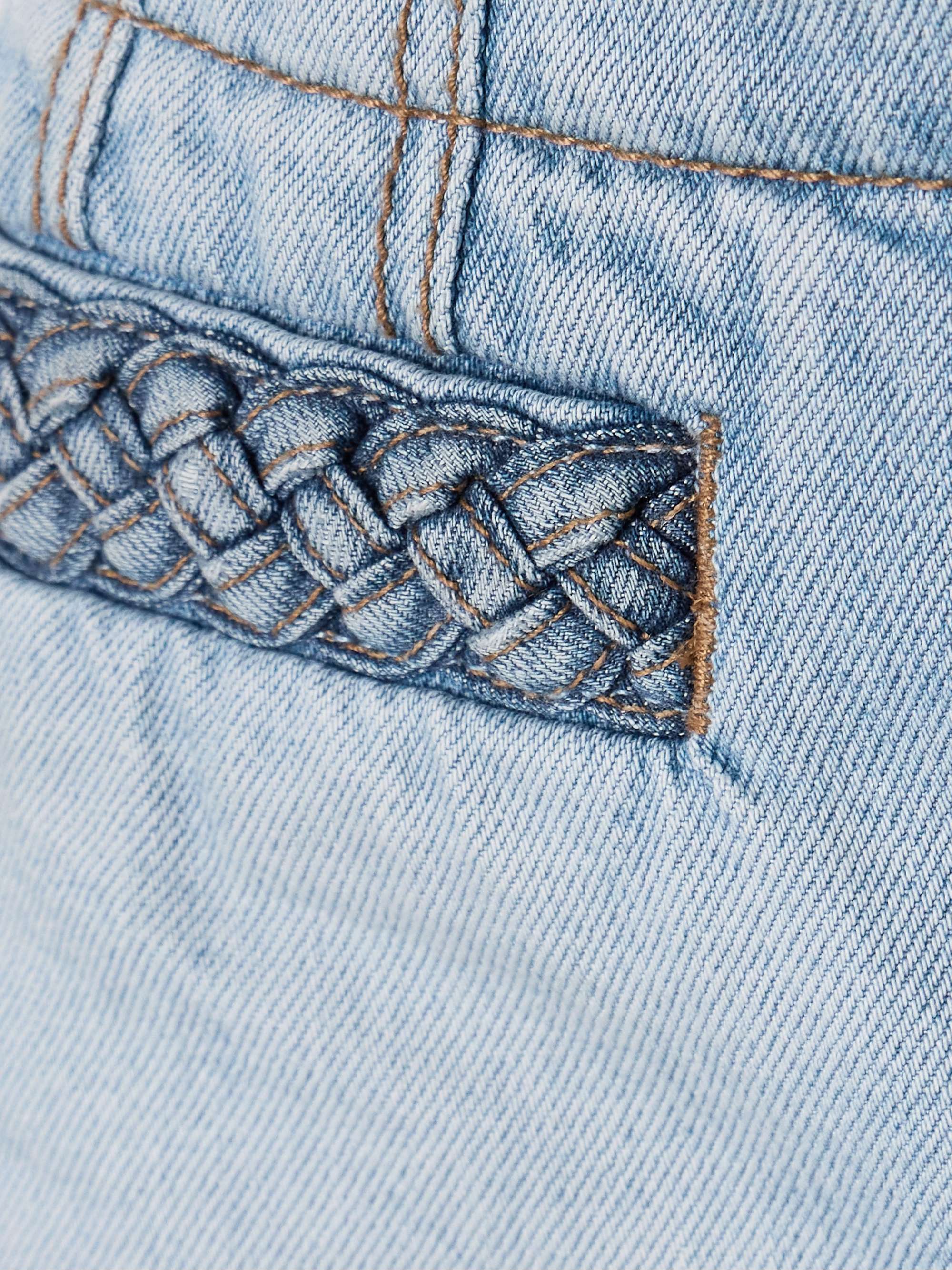 Lucky braided denim shorts view