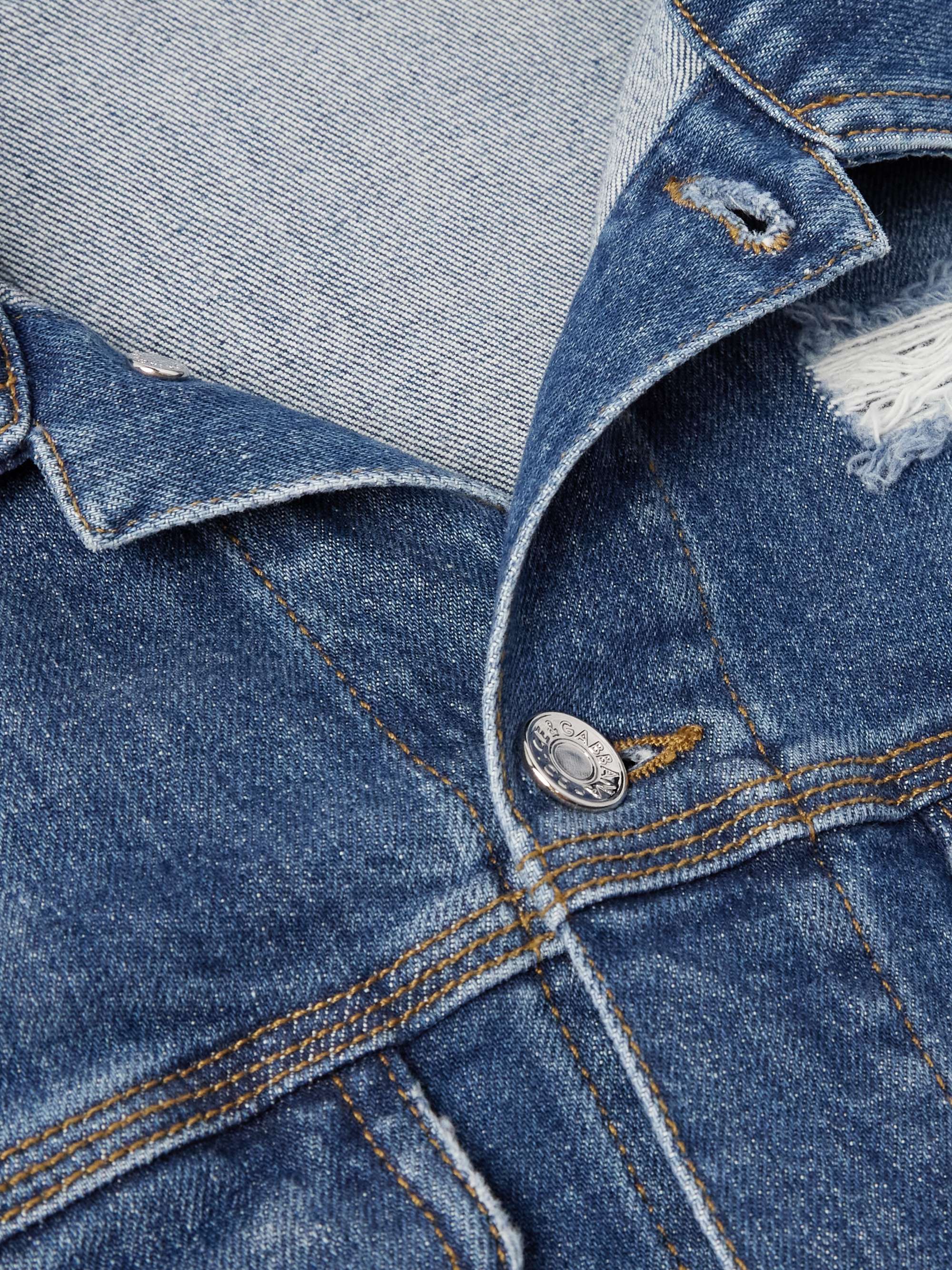 Slim-Fit Denim Jacket view