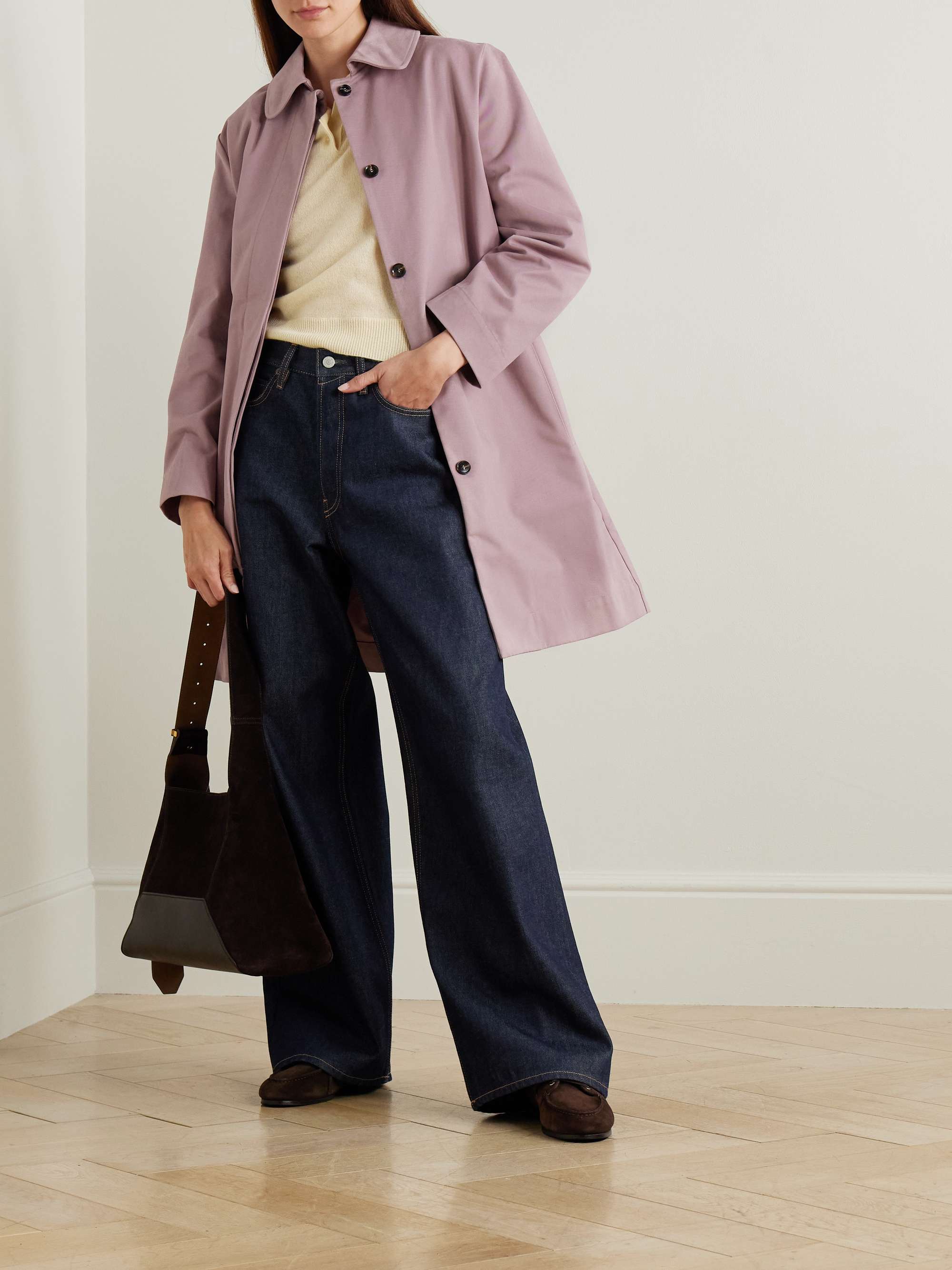 Yuri cotton-twill coat view