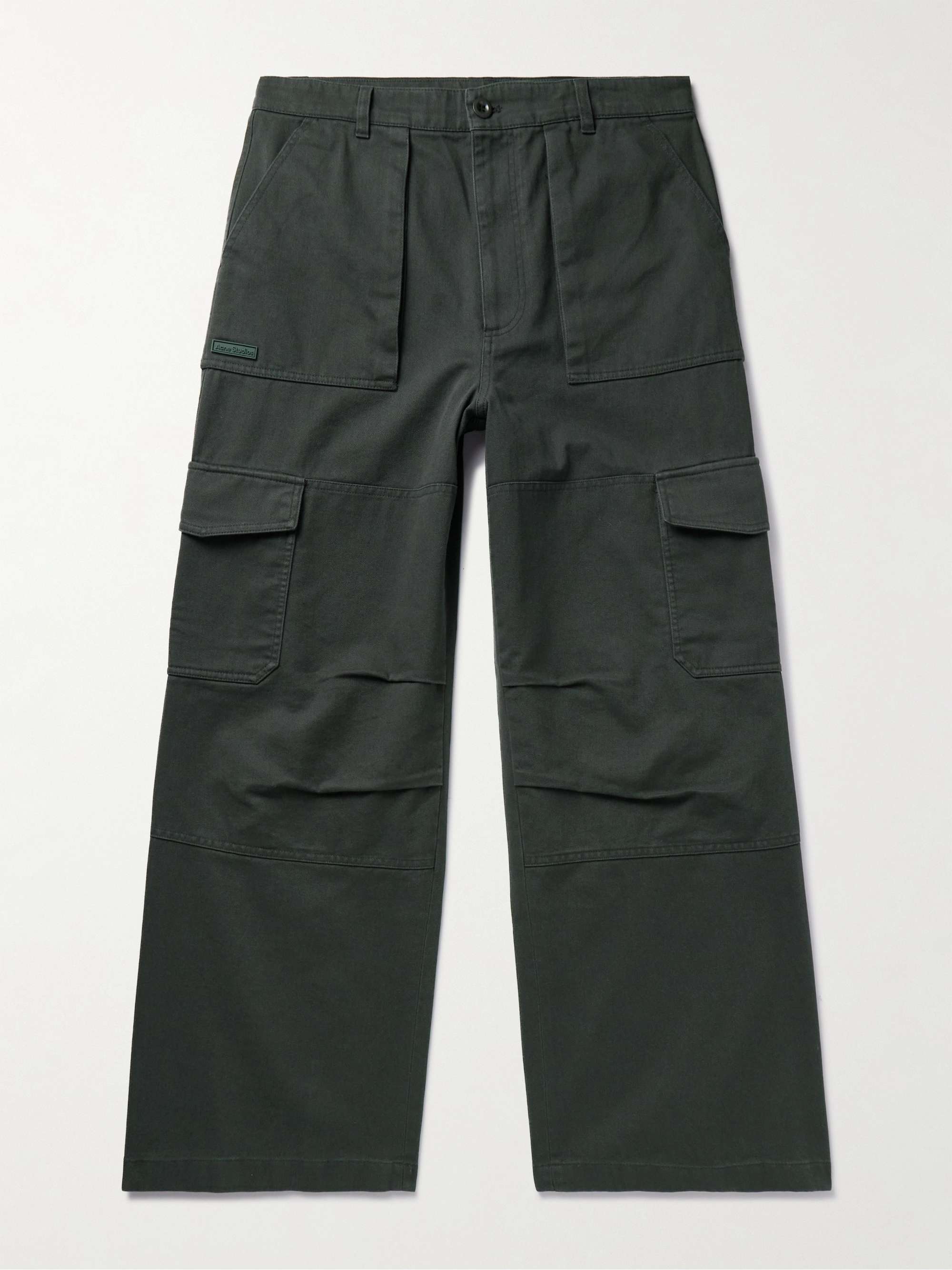 Patsony Straight-Leg Cotton-Blend Cargo Trousers view