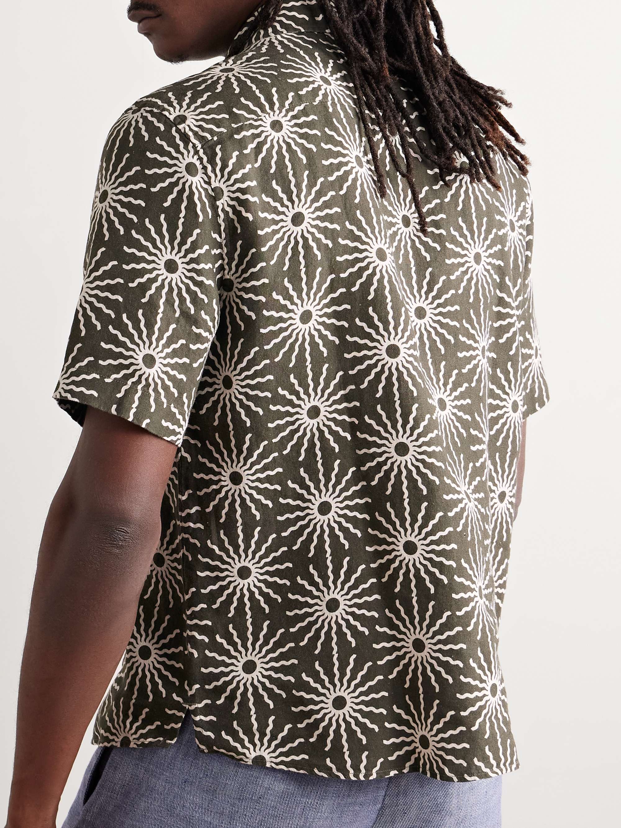 Castro Printed Linen Shirt view