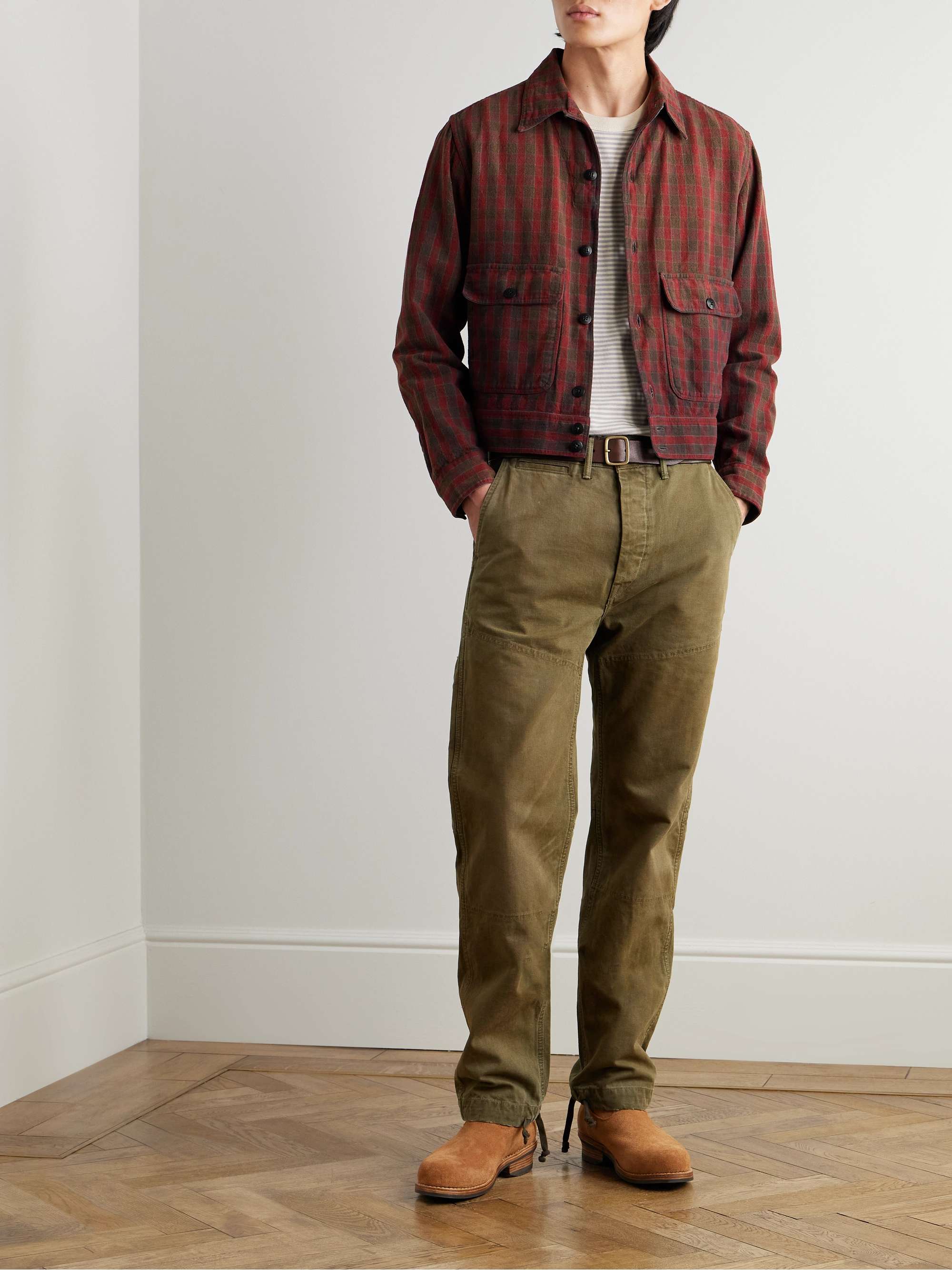 Highway Checked Cotton-Flannel Shirt Jacket view