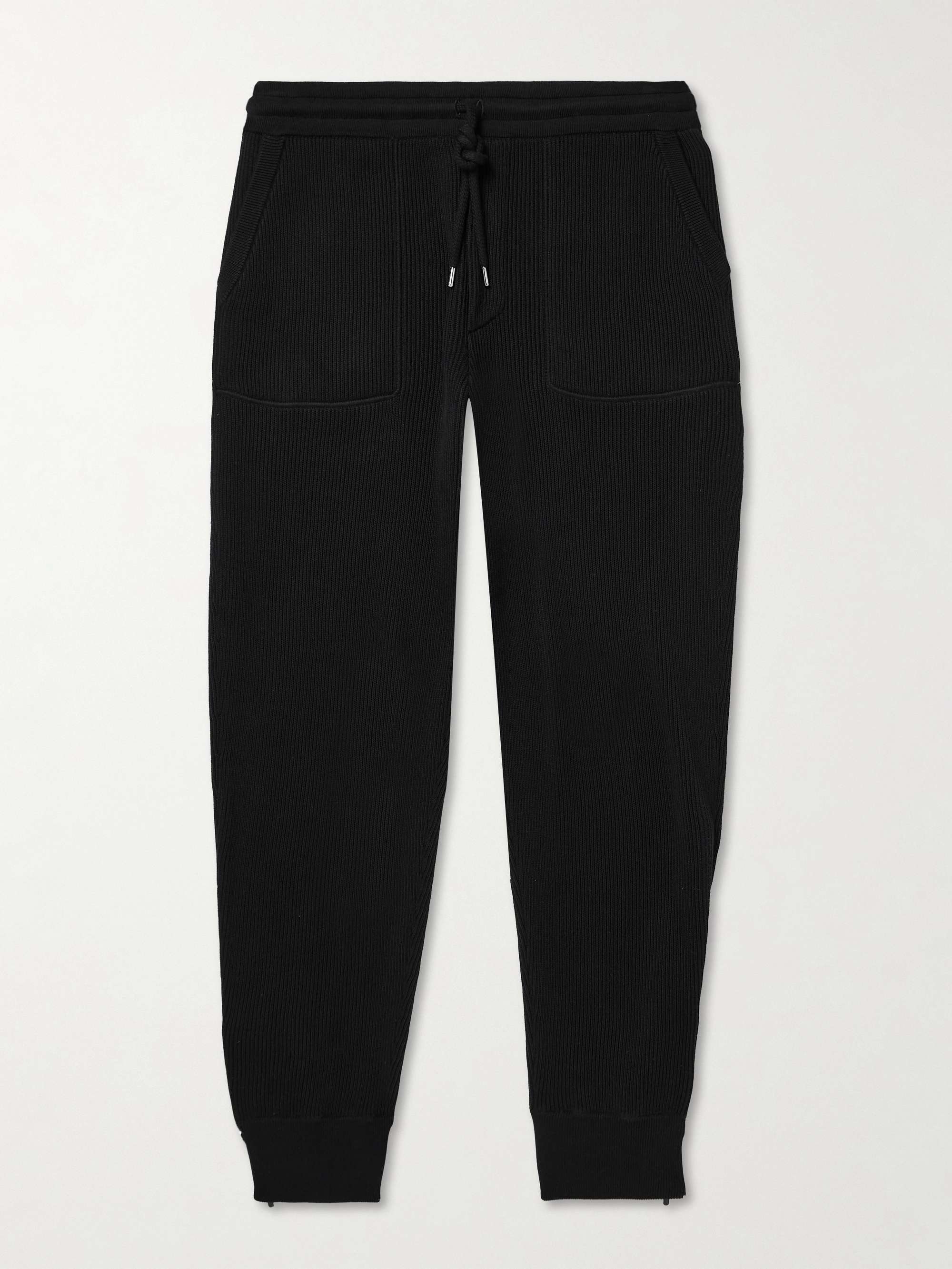 Ribbed Cotton Sweatpants view