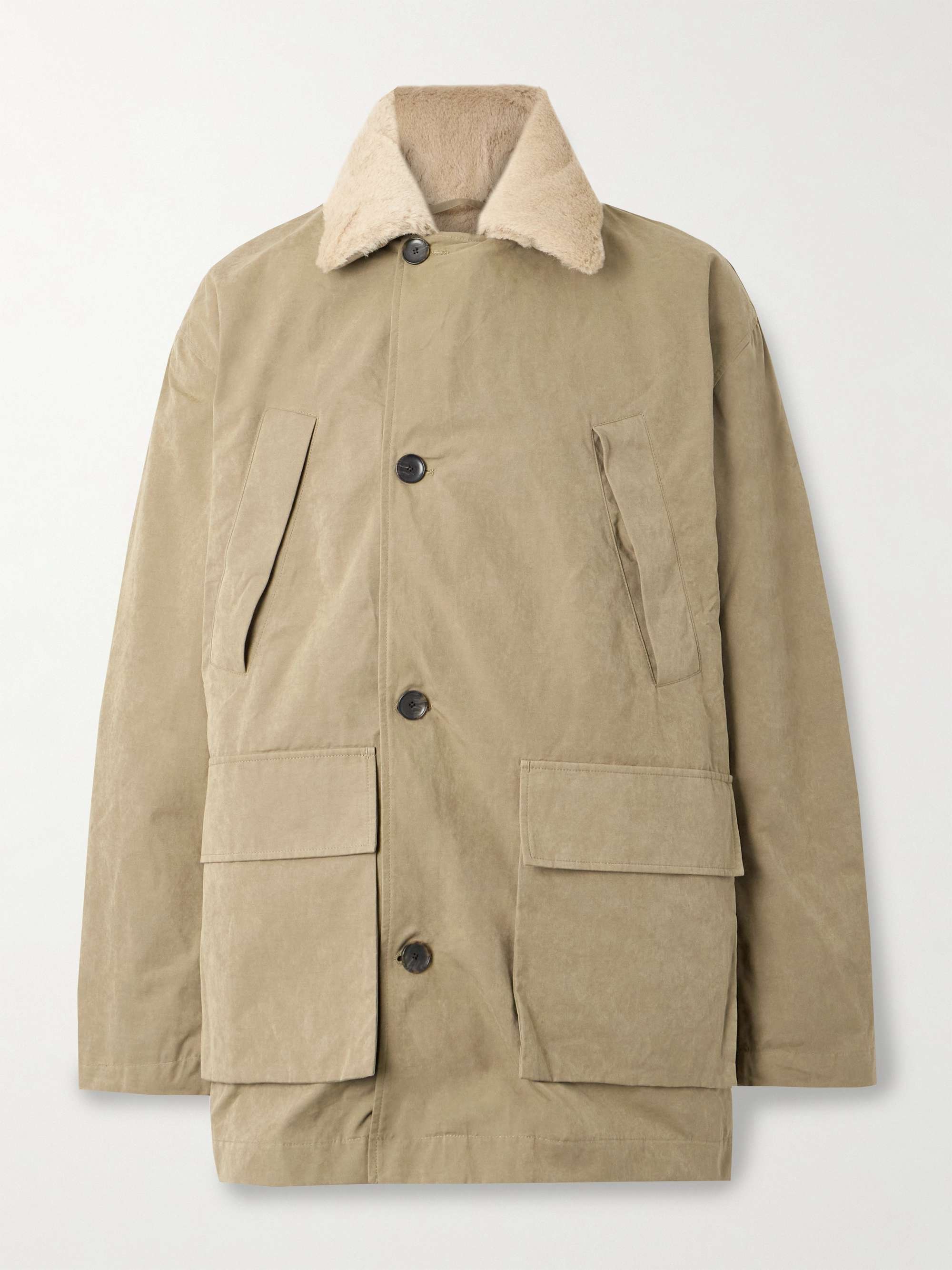 Cebolla Faux Fur-Lined Shell Jacket view