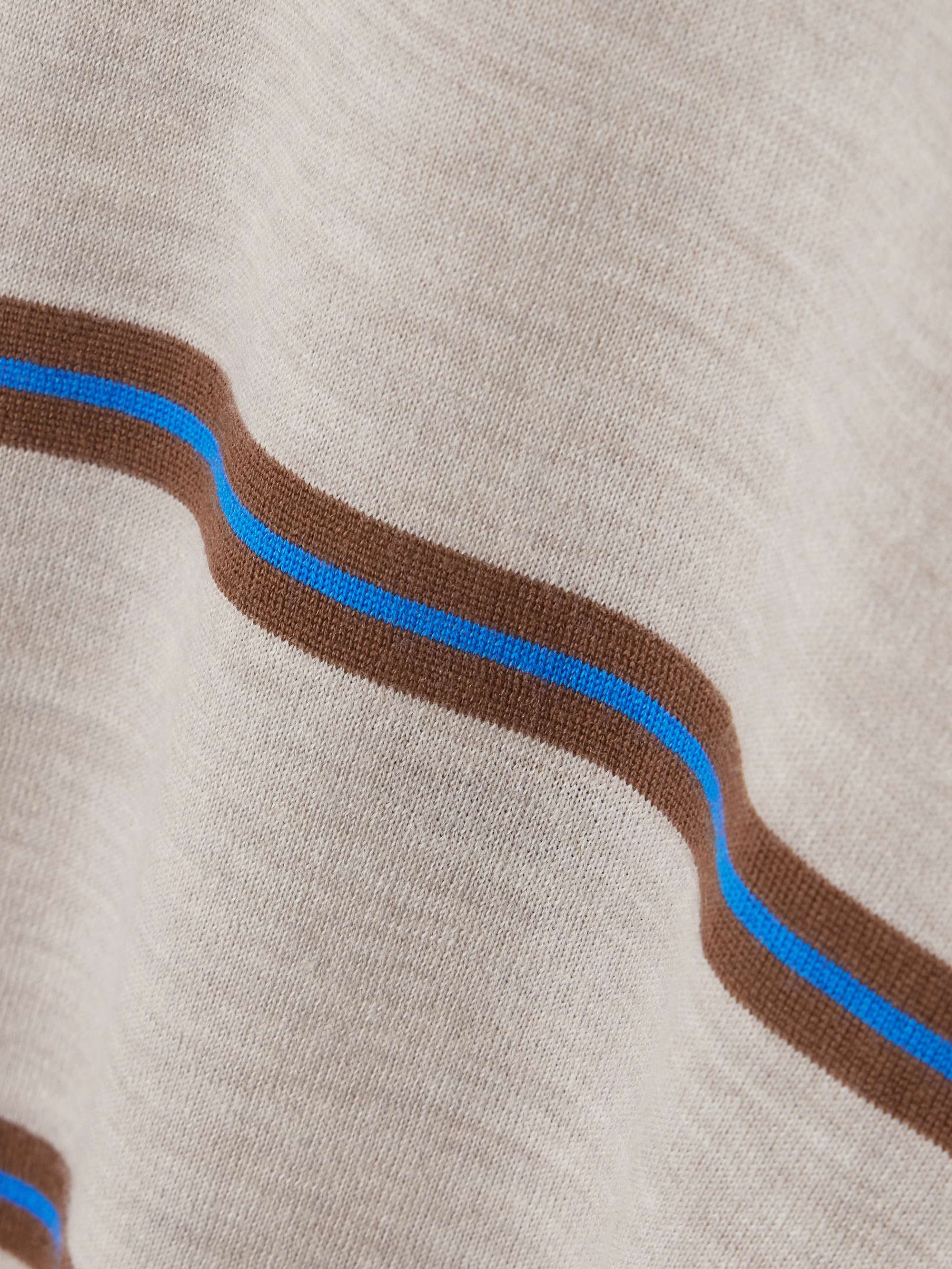 James striped mélange merino wool sweater view