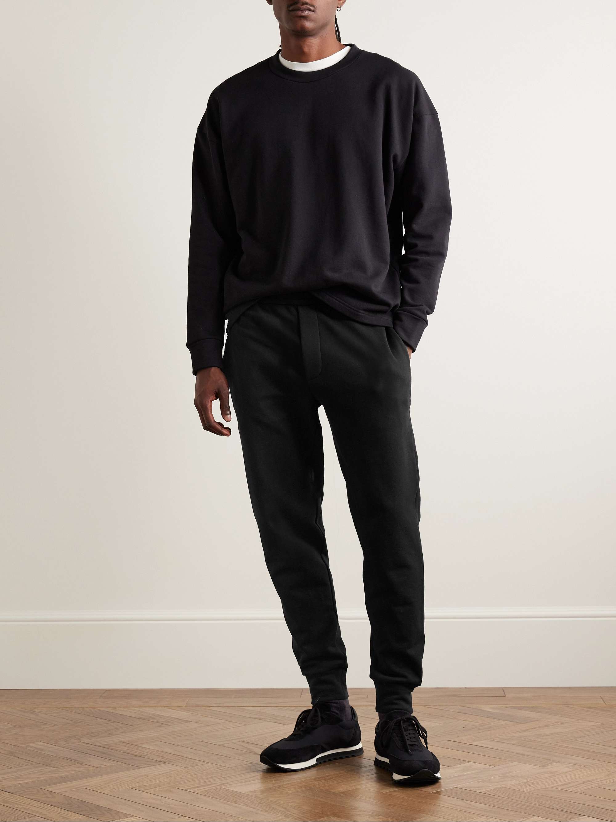 Edgar Tapered Cotton-Jersey Sweatpants view