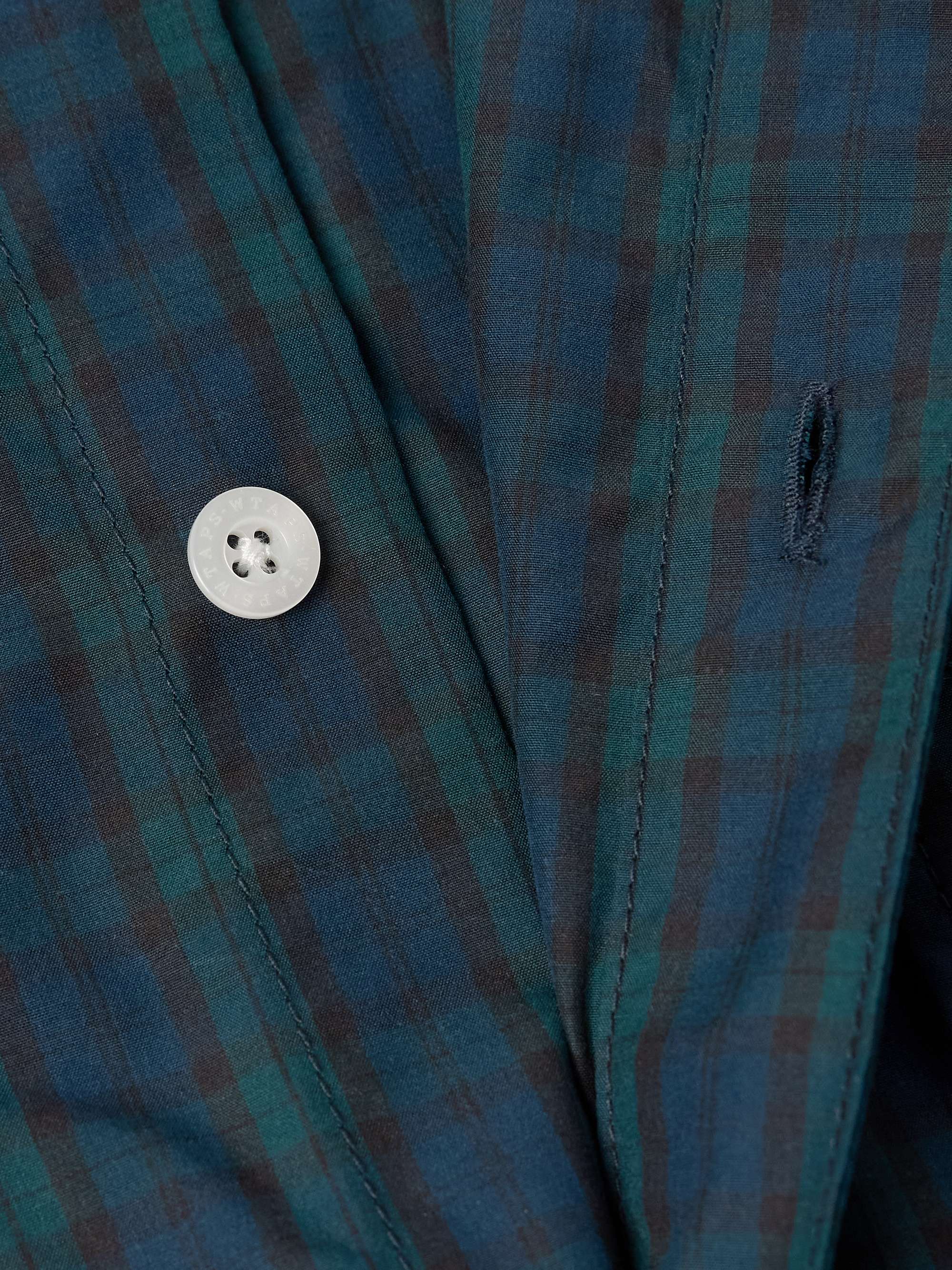 Logo-Appliquéd Checked Cotton-Broadcloth Shirt view