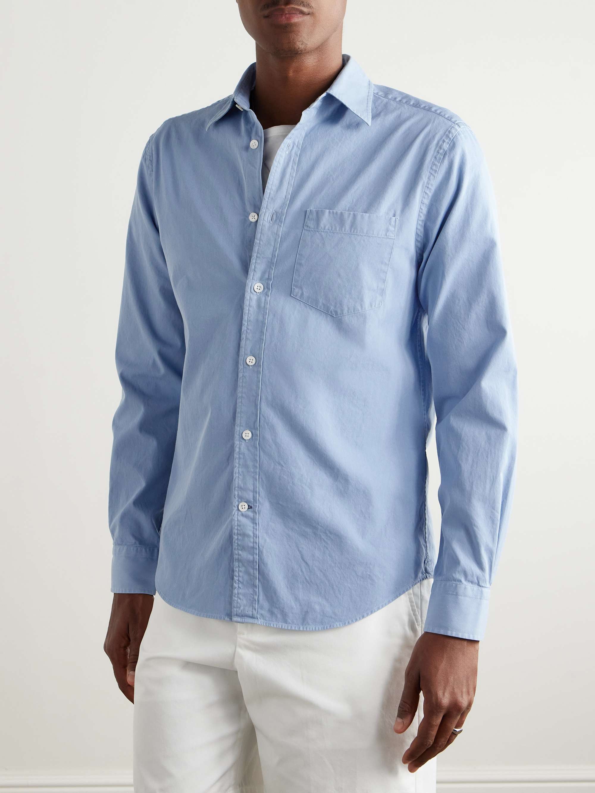 Sea Island Cotton-Twill Shirt view