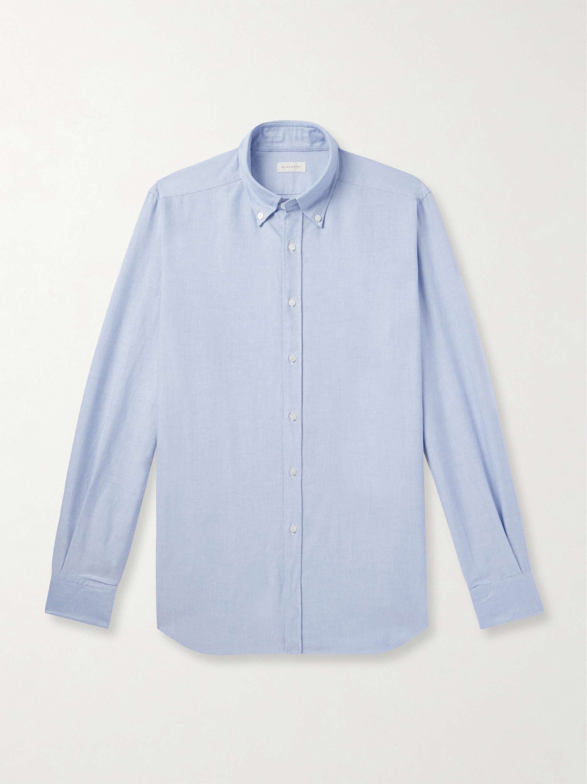 Glanshirt Slim-Fit Button-Down Collar Cotton Oxford Shirt view