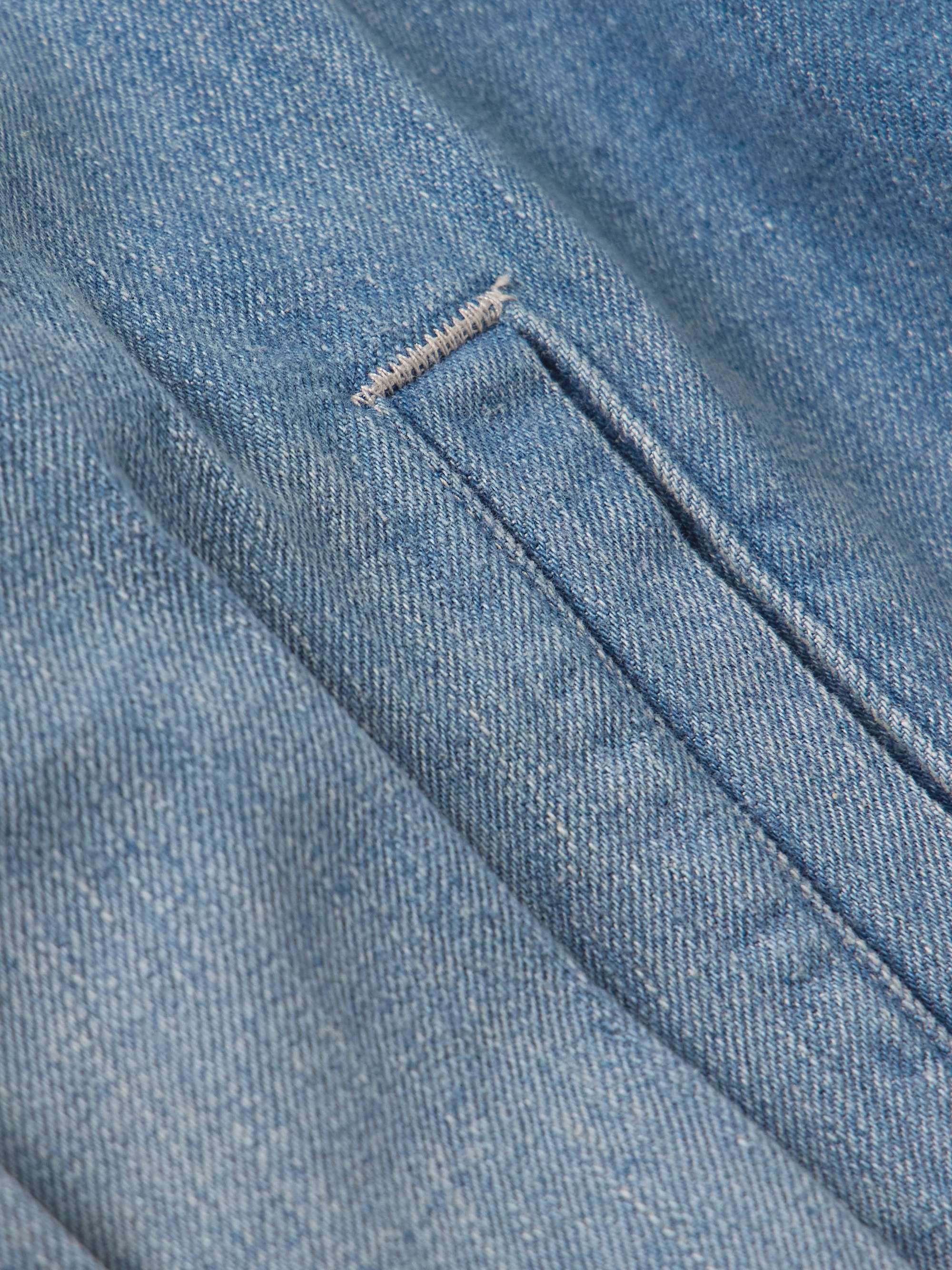 Pleated Selvedge Denim Jacket view
