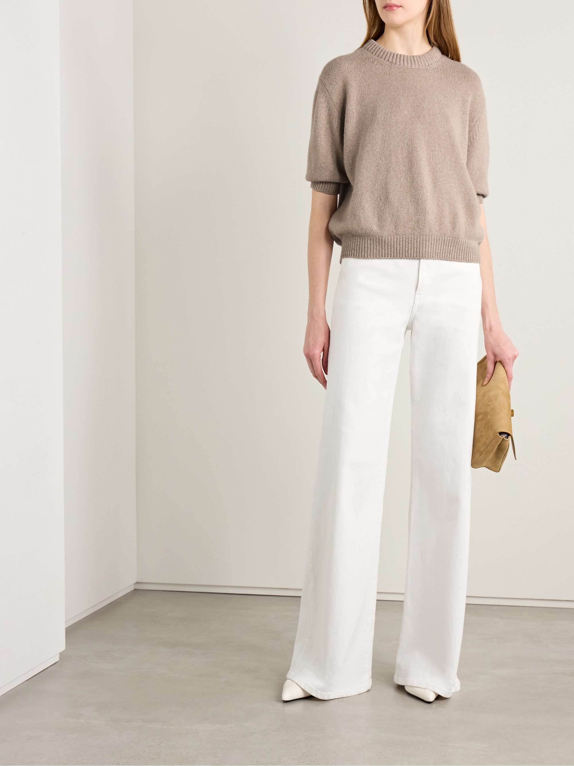 Dane high-rise wide-leg jeans view