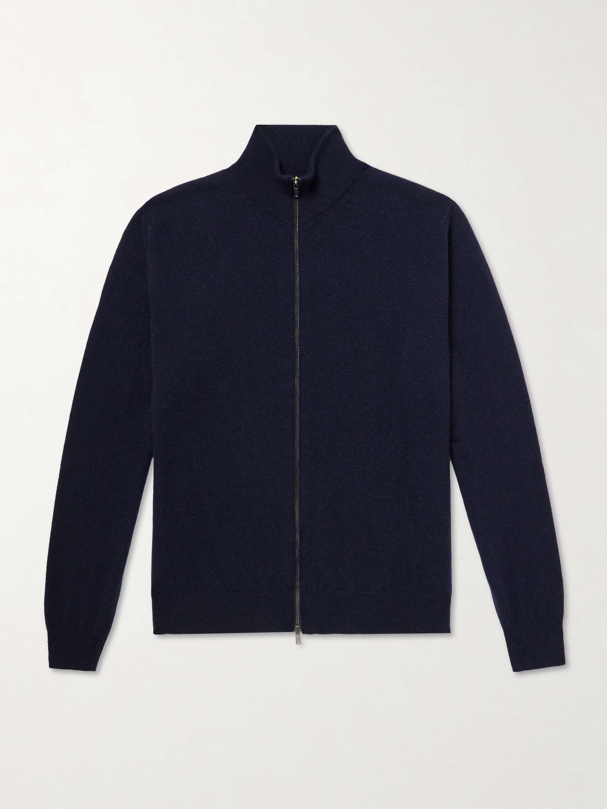 Noel Cashmere Zip-Up Cardigan view