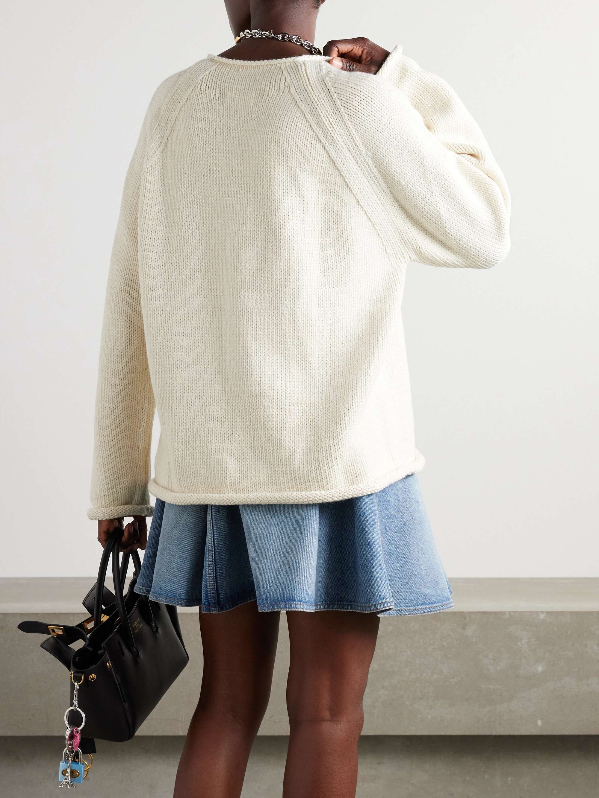 Merino wool sweater view