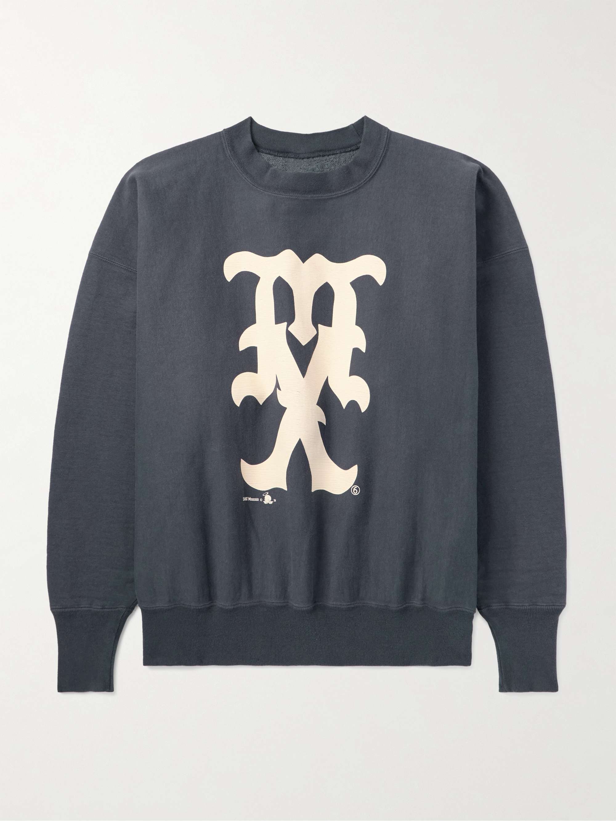 Logo-Print Cotton-Blend Jersey Sweatshirt view