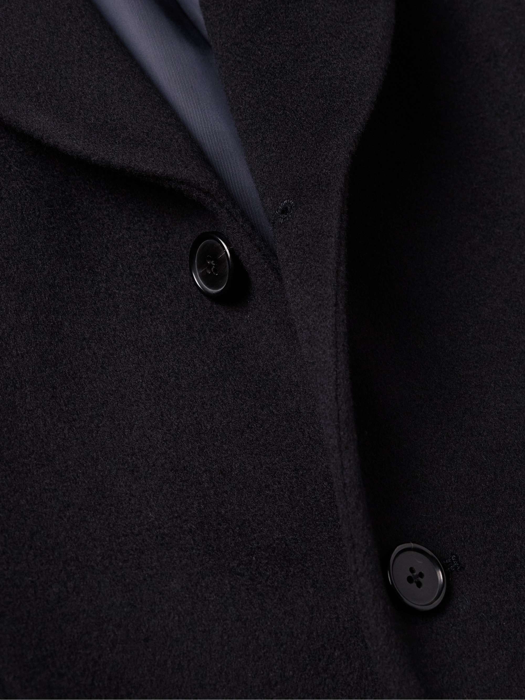 Slim-Fit Wool and Cashmere-Blend Felt Coat view