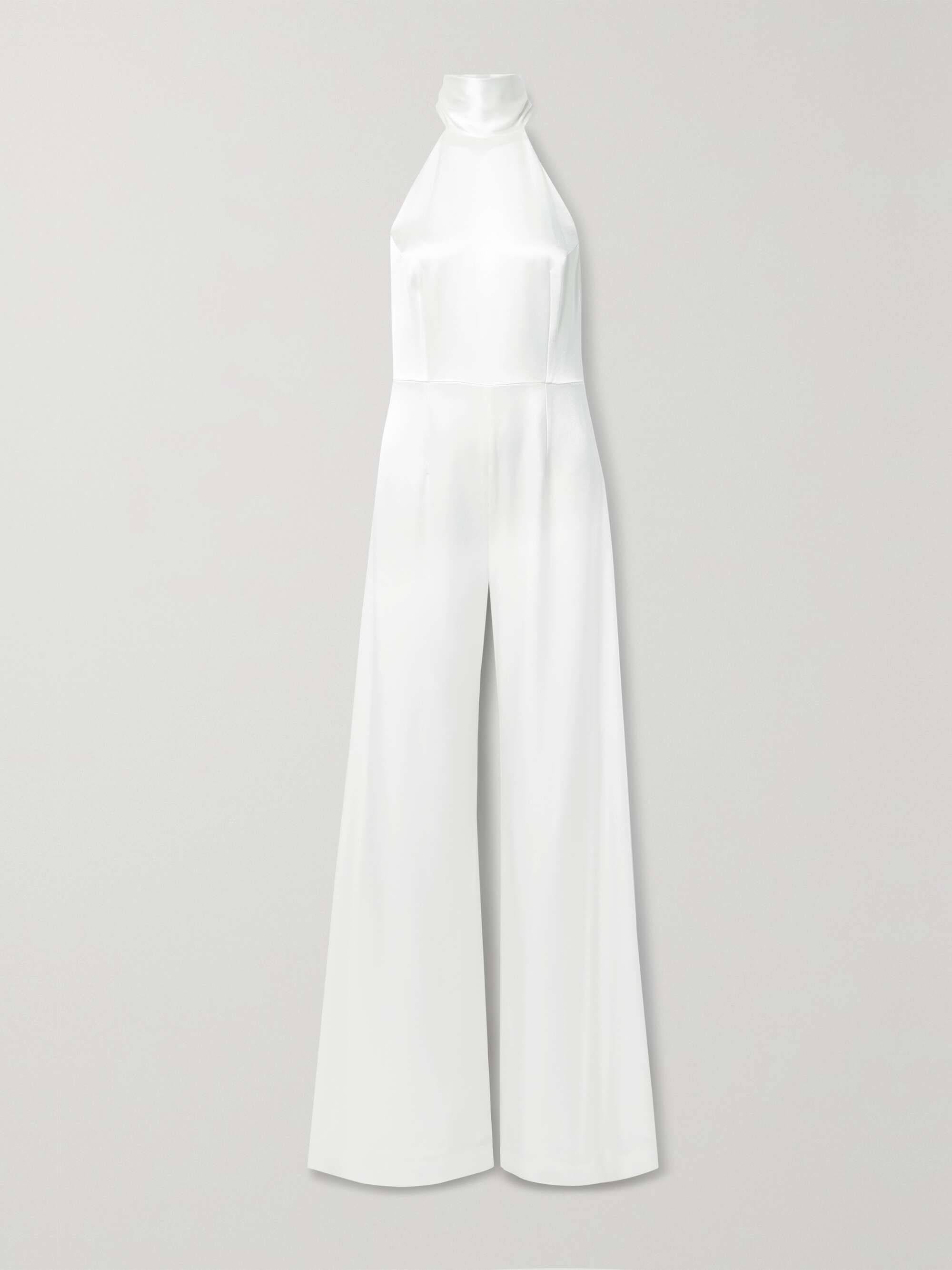 Sienna satin halterneck jumpsuit view