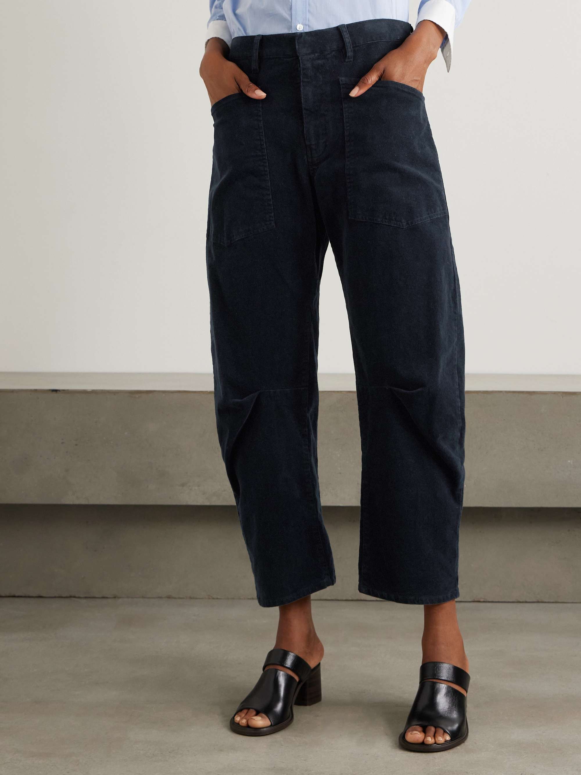 Shon cotton-blend corduroy tapered pants view