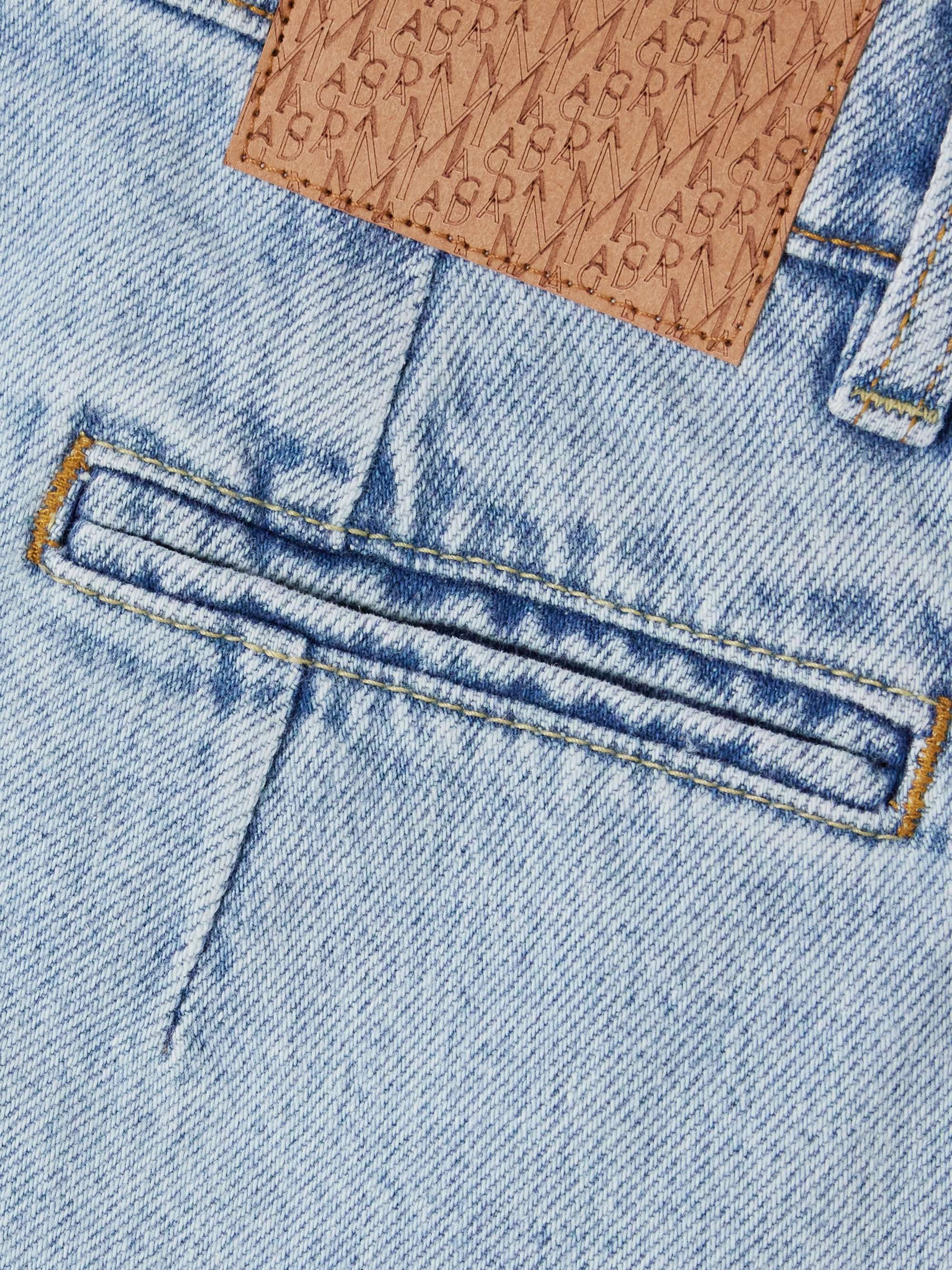 Denim shorts view