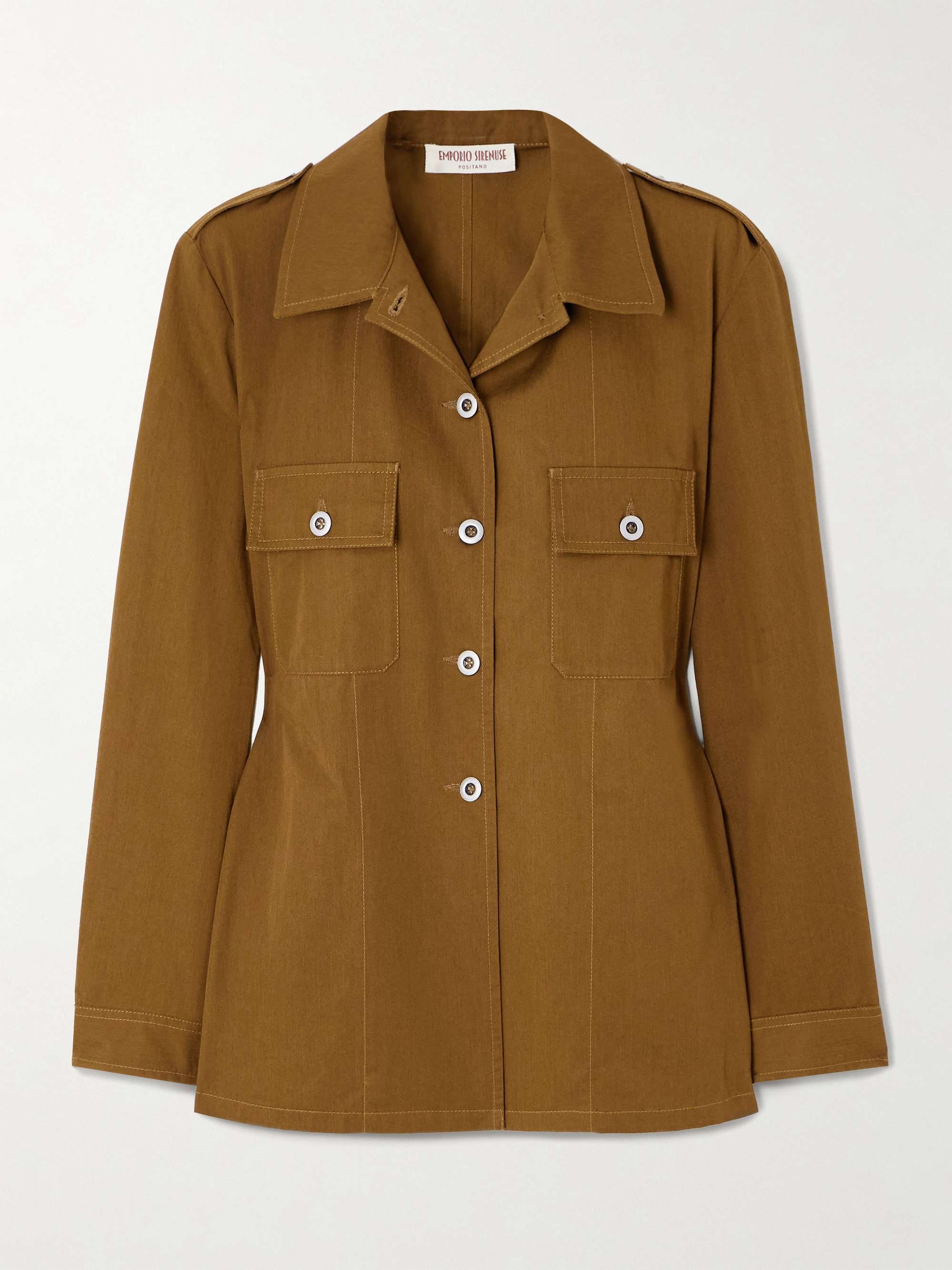 Malia cotton-twill jacket view
