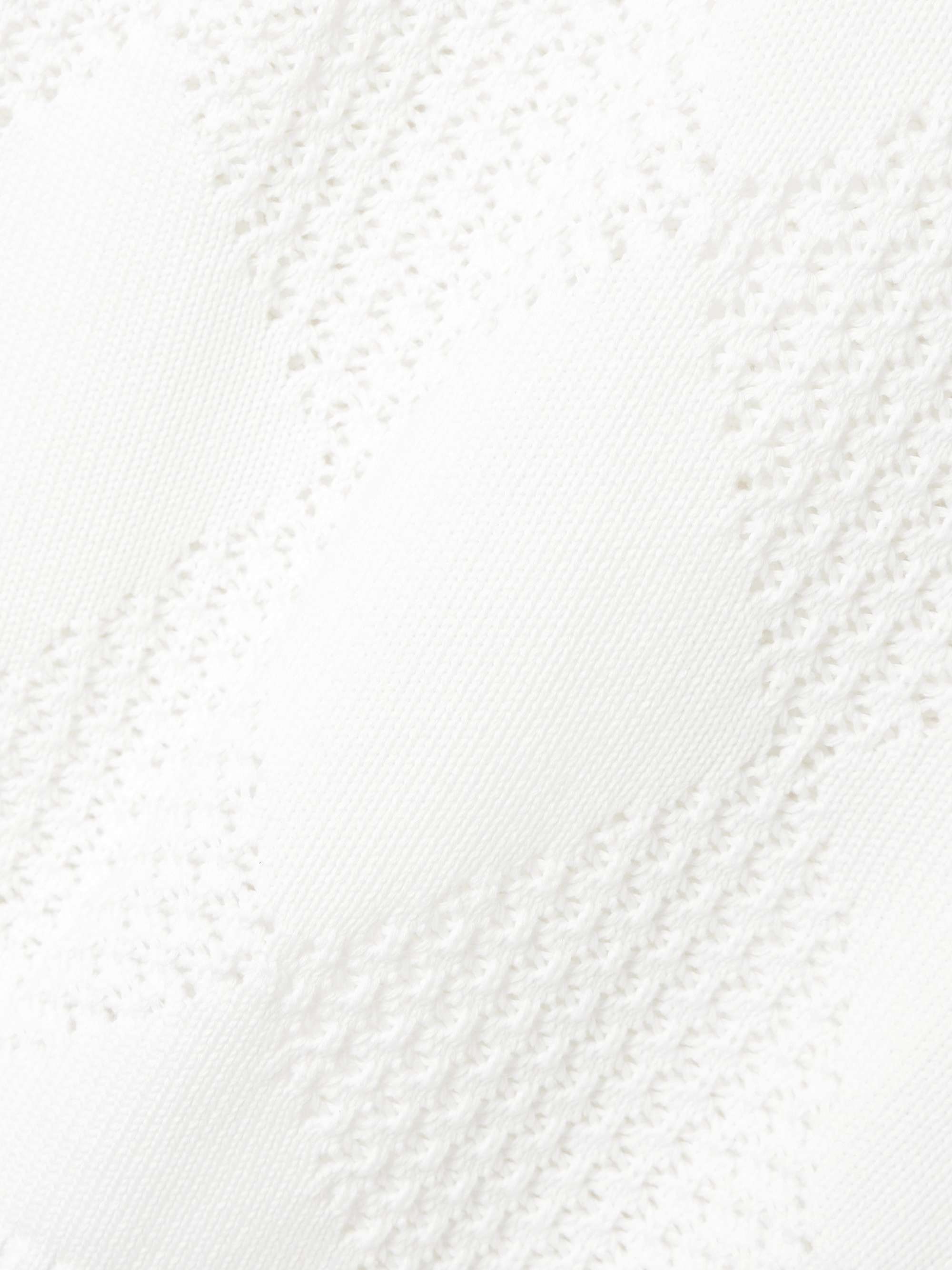 Open-knit cotton sweater view