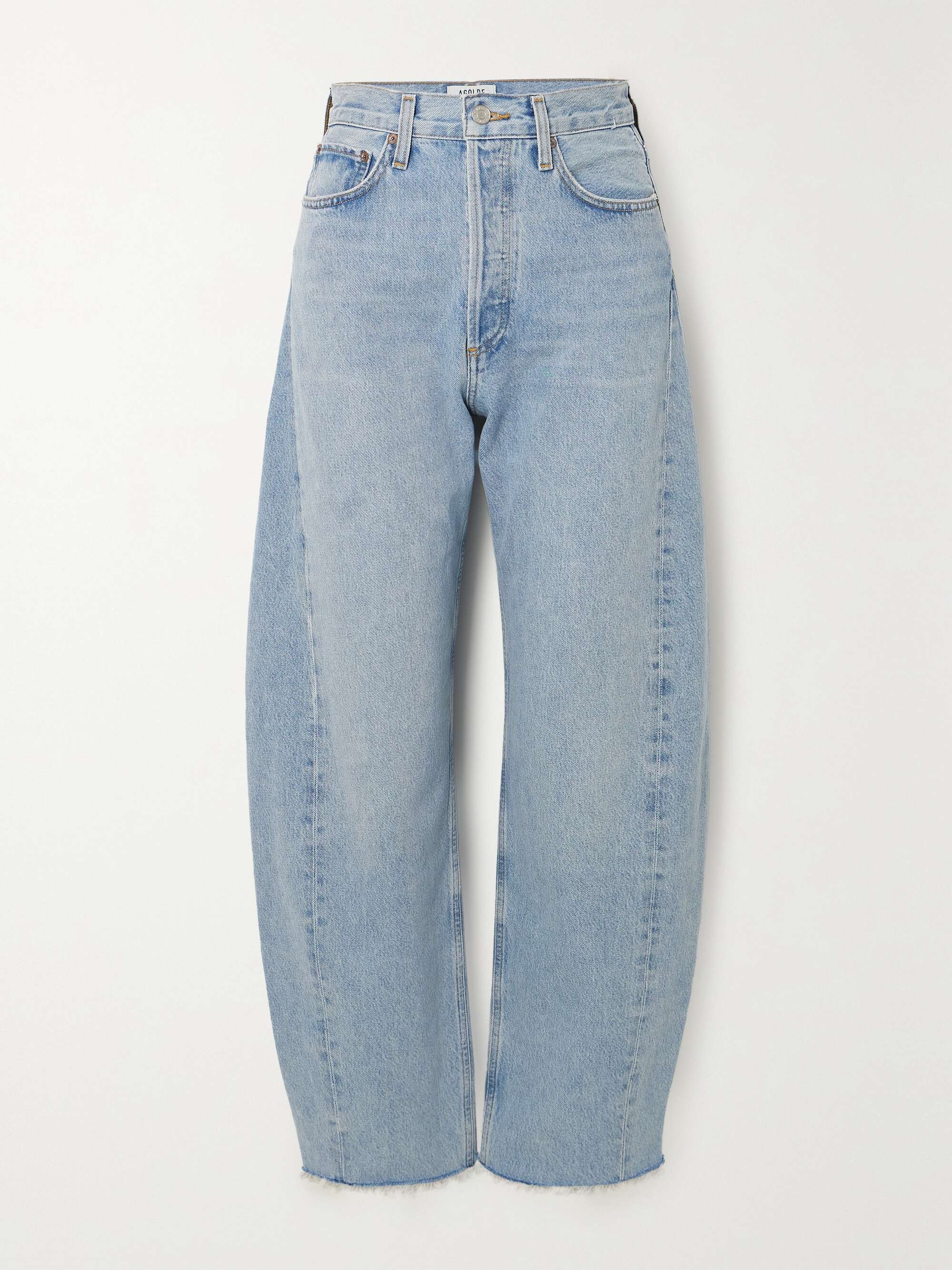 Luna high-rise tapered organic jeans view