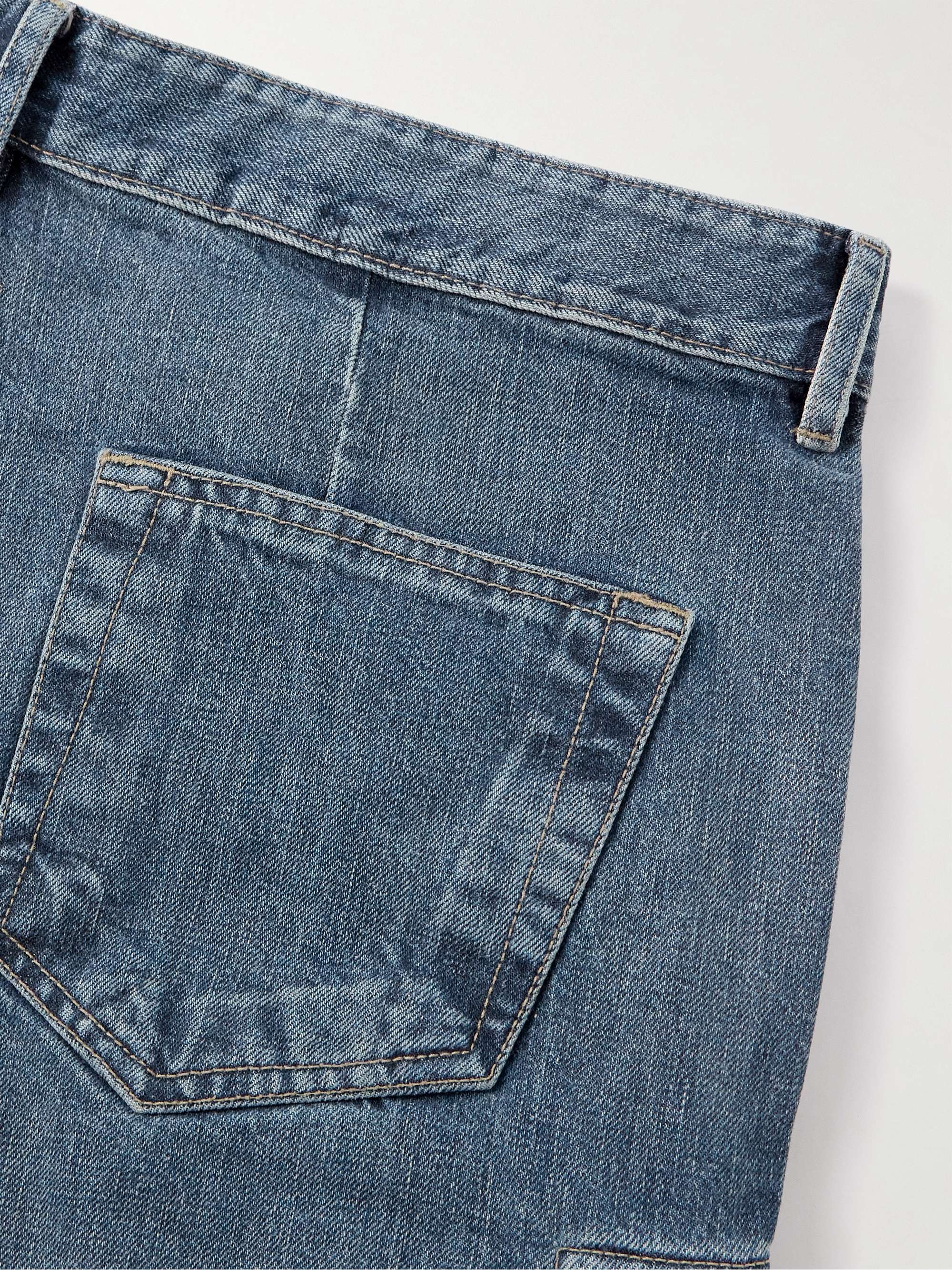 Wide-Leg Cargo Jeans view
