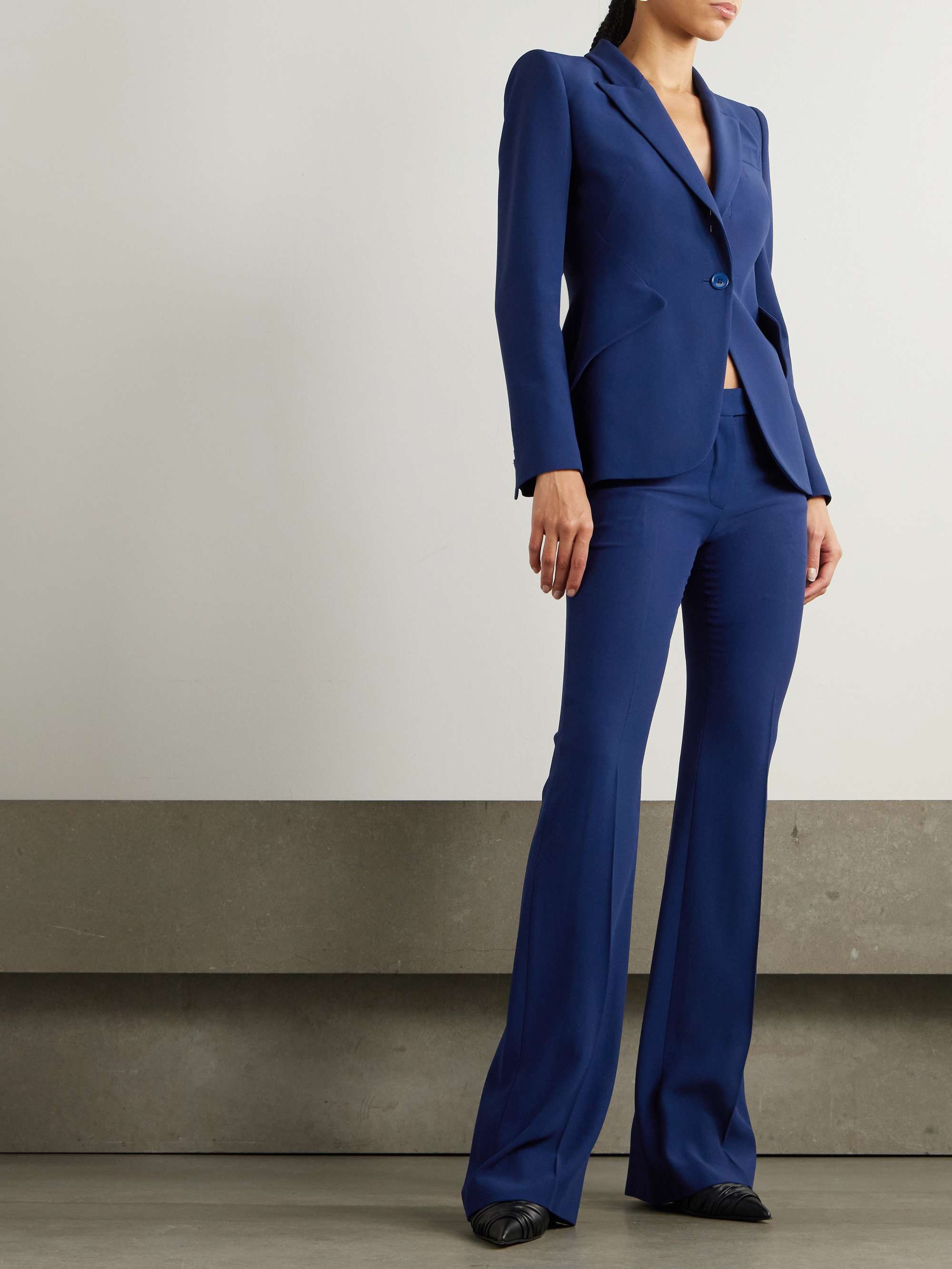 Crepe flared pants view